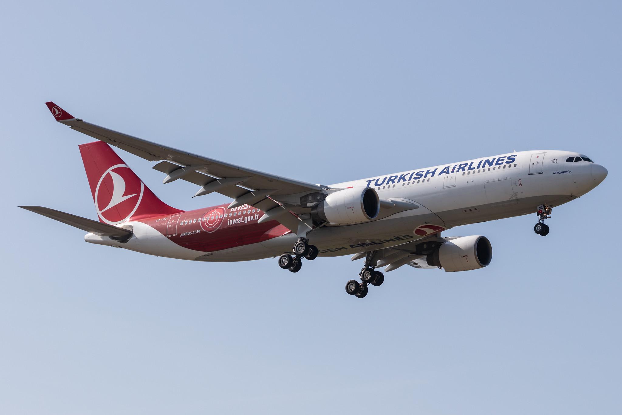 Amsterdam Schiphol: Turkish Airlines (TK / THY) |  Livery: Invest in Turkey Livery |  Airbus A330-223 A332 | TC-JIZ | MSN 1118