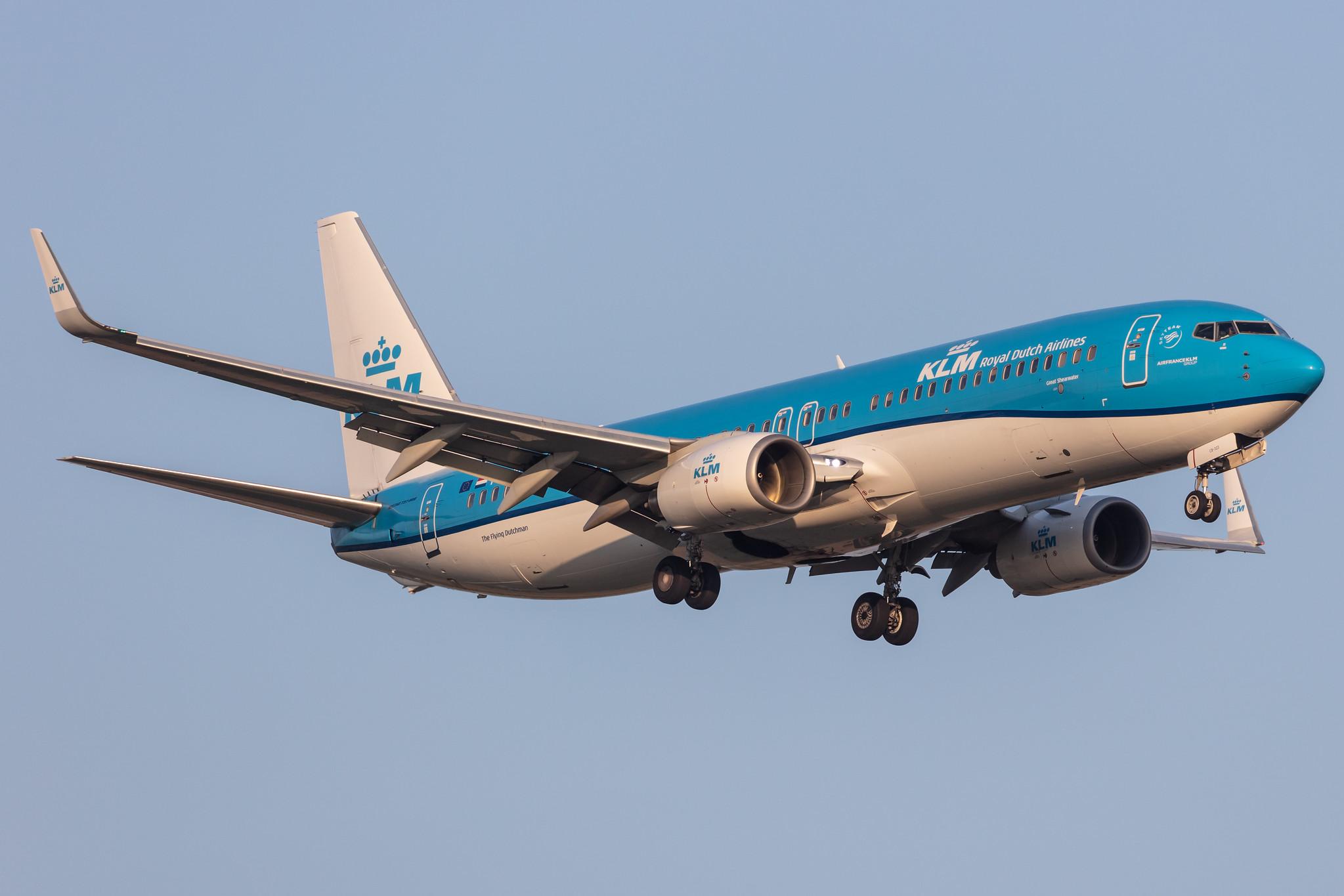 Amsterdam Schiphol: KLM (KL / KLM) |  Boeing 737-8K2 B738 | PH-BCB | MSN 39443