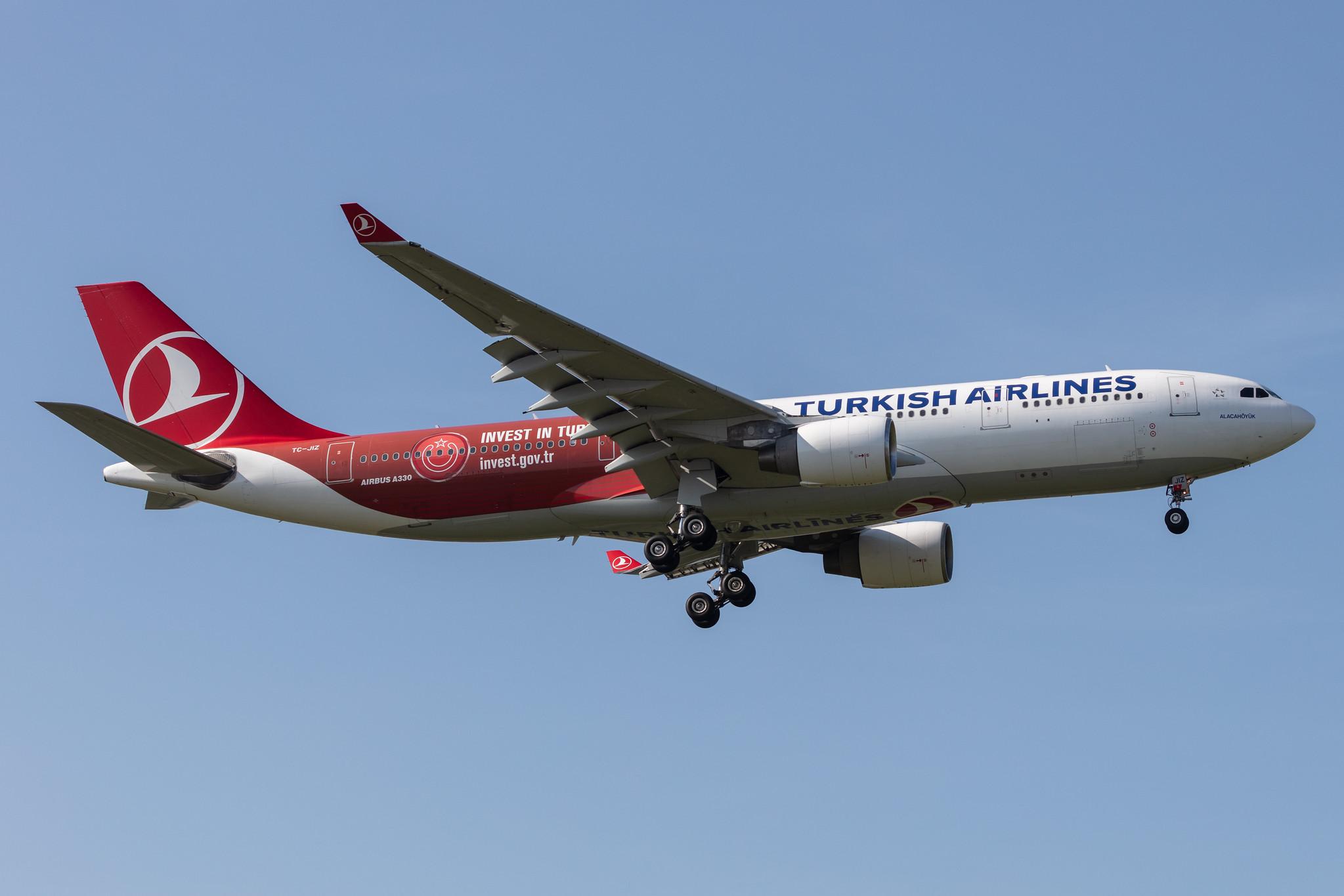 Amsterdam Schiphol: Turkish Airlines (TK / THY) |  Livery: Invest in Turkey Livery |  Airbus A330-223 A332 | TC-JIZ | MSN 1118