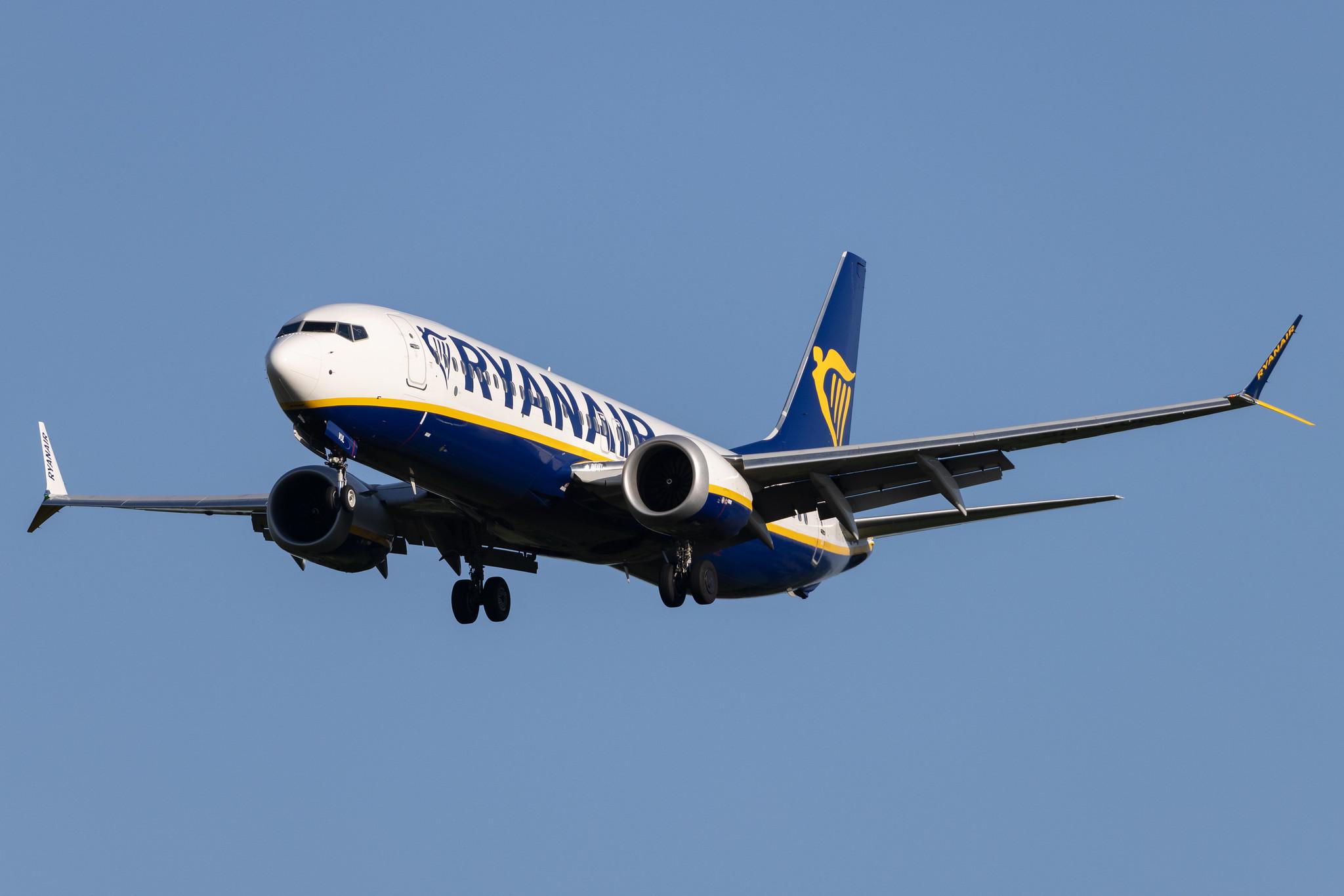 Hamburg Airport: Ryanair (FR / RYR) |  Boeing 737 MAX 8-200 B38M | 9H-VUL | MSN 62332