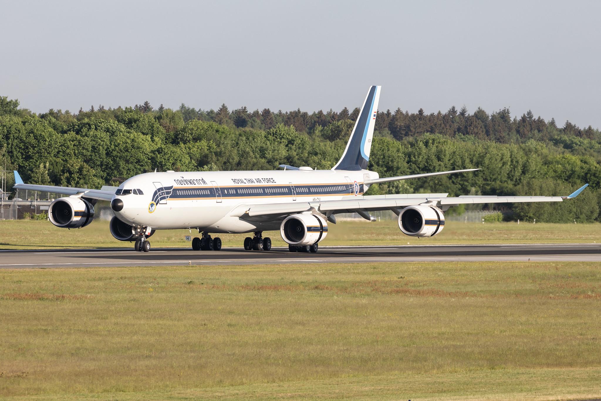 Hamburg Airport: Royal Thai Air Force |  Airbus A340-541 A345 | HS-TYV | MSN 0698