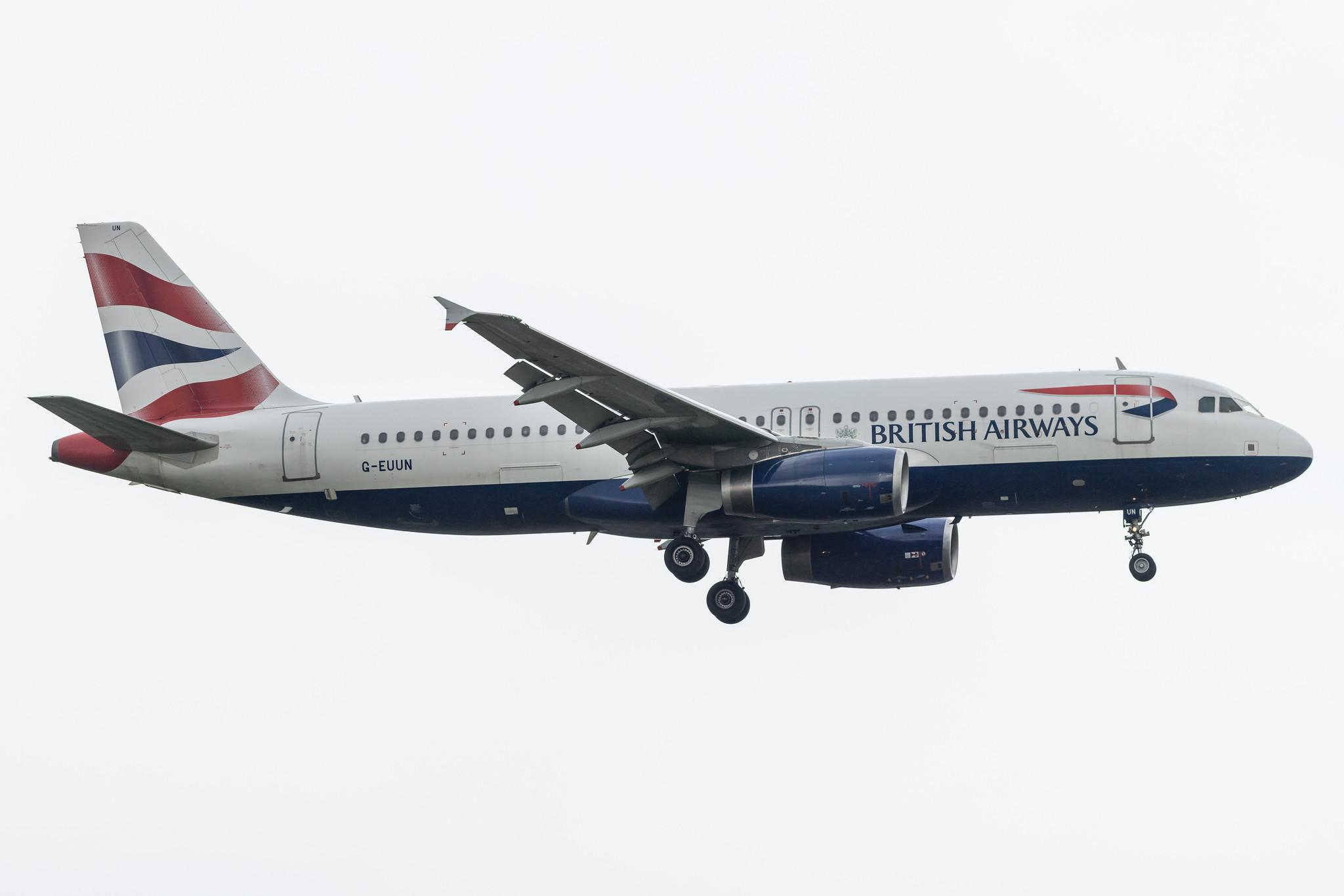 Hamburg Airport: British Airways (BA / BAW) |  Airbus A320-232 A320 | G-EUUN | MSN 1910