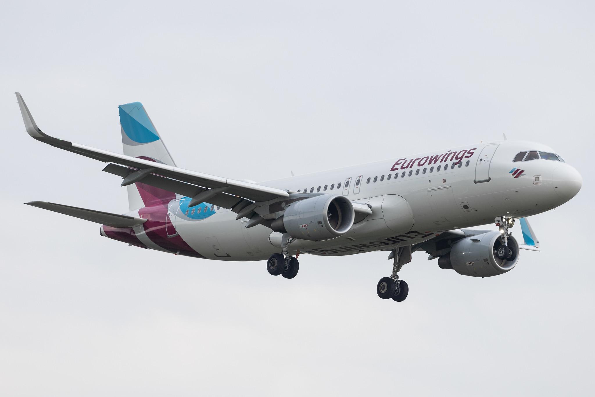 Hamburg Airport: Eurowings (EW / EWG) |  Airbus A320-214 A320 | D-AEWK | MSN 7261