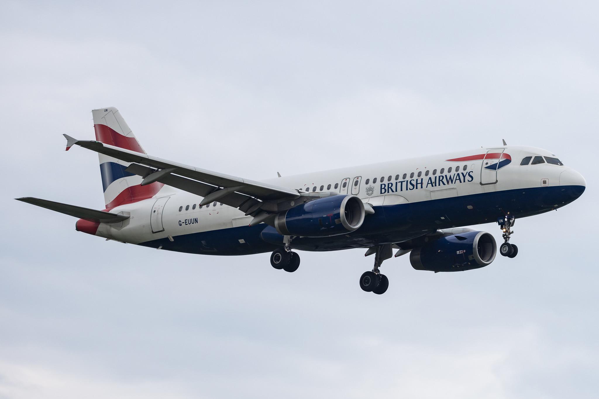 Hamburg Airport: British Airways (BA / BAW) |  Airbus A320-232 A320 | G-EUUN | MSN 1910