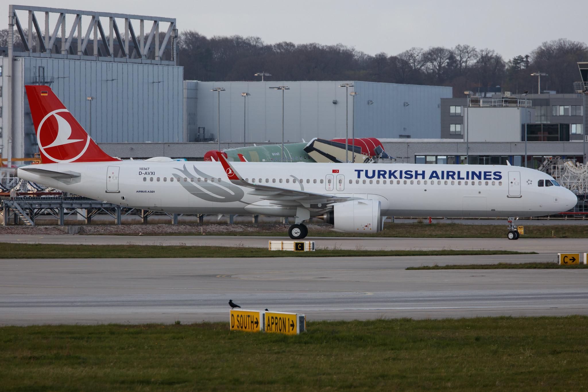Hamburg Finkenwerder: Turkish Airlines (TK / THY) |  Airbus A321-271NX A21N | D-AVXI (TC-LTI)  | MSN 10367