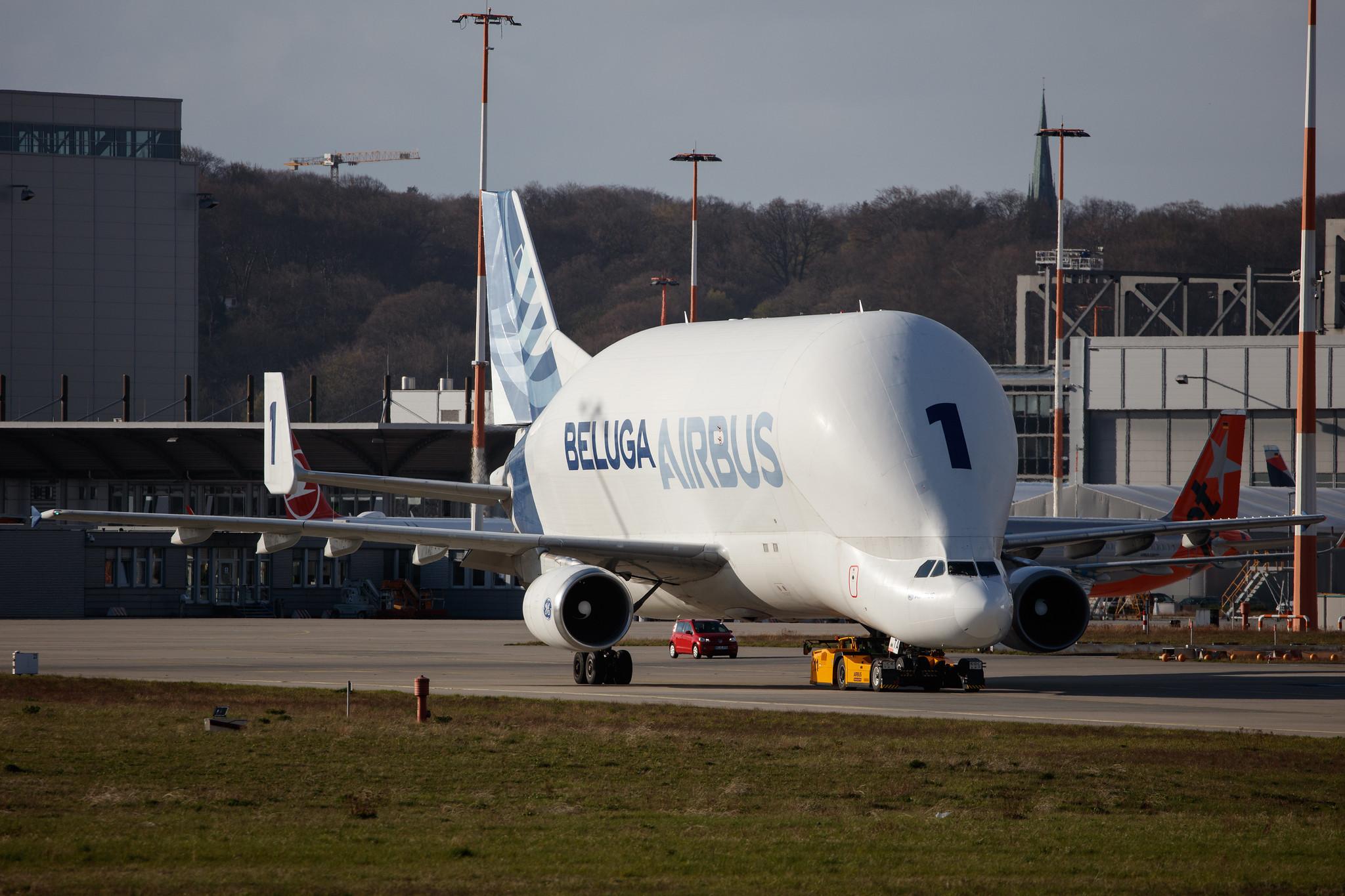 Hamburg Finkenwerder: Airbus Transport International (4Y / BGA) |  Airbus A300-608ST Beluga A3ST | F-GSTA | MSN 655