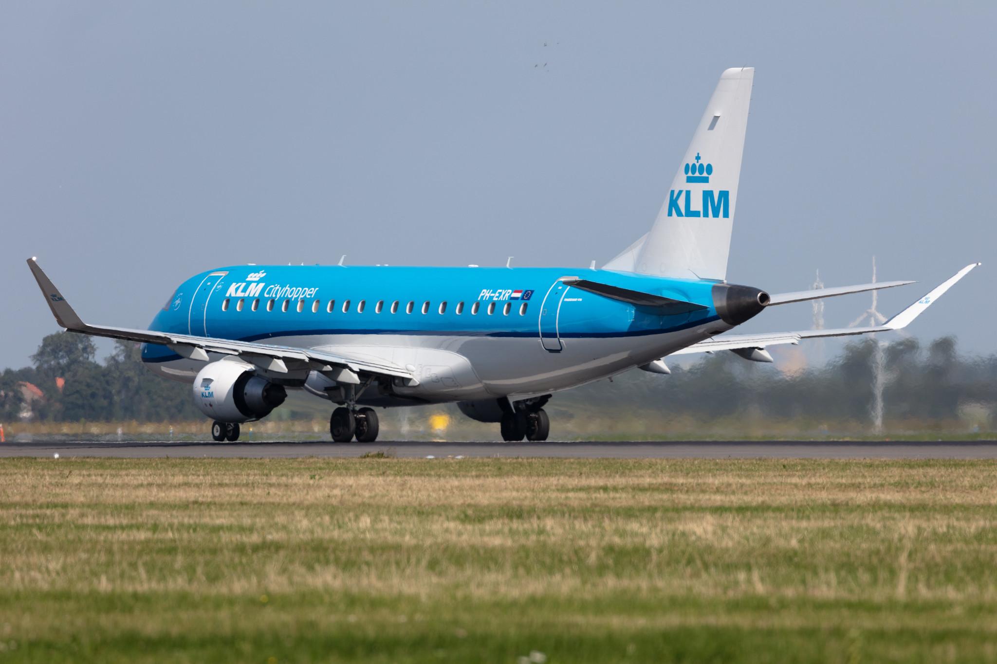 Amsterdam Schiphol: KLM (KL / KLM) | Operator: KLM Cityhopper |  Embraer E175STD E75L | PH-EXR | MSN 17000697