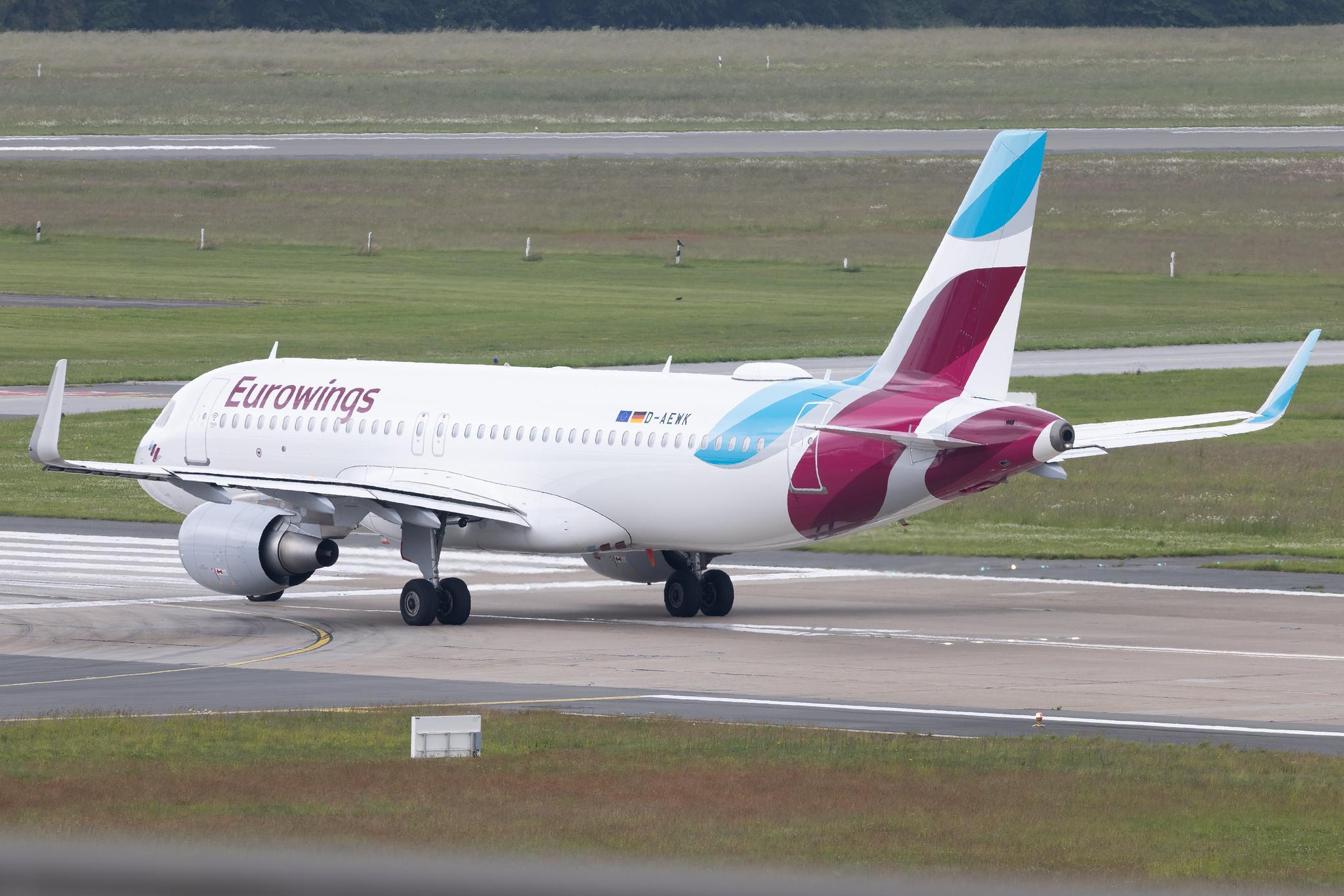 Hamburg Airport: Eurowings (EW / EWG) |  Airbus A320-214 A320 | D-AEWK | MSN 7261