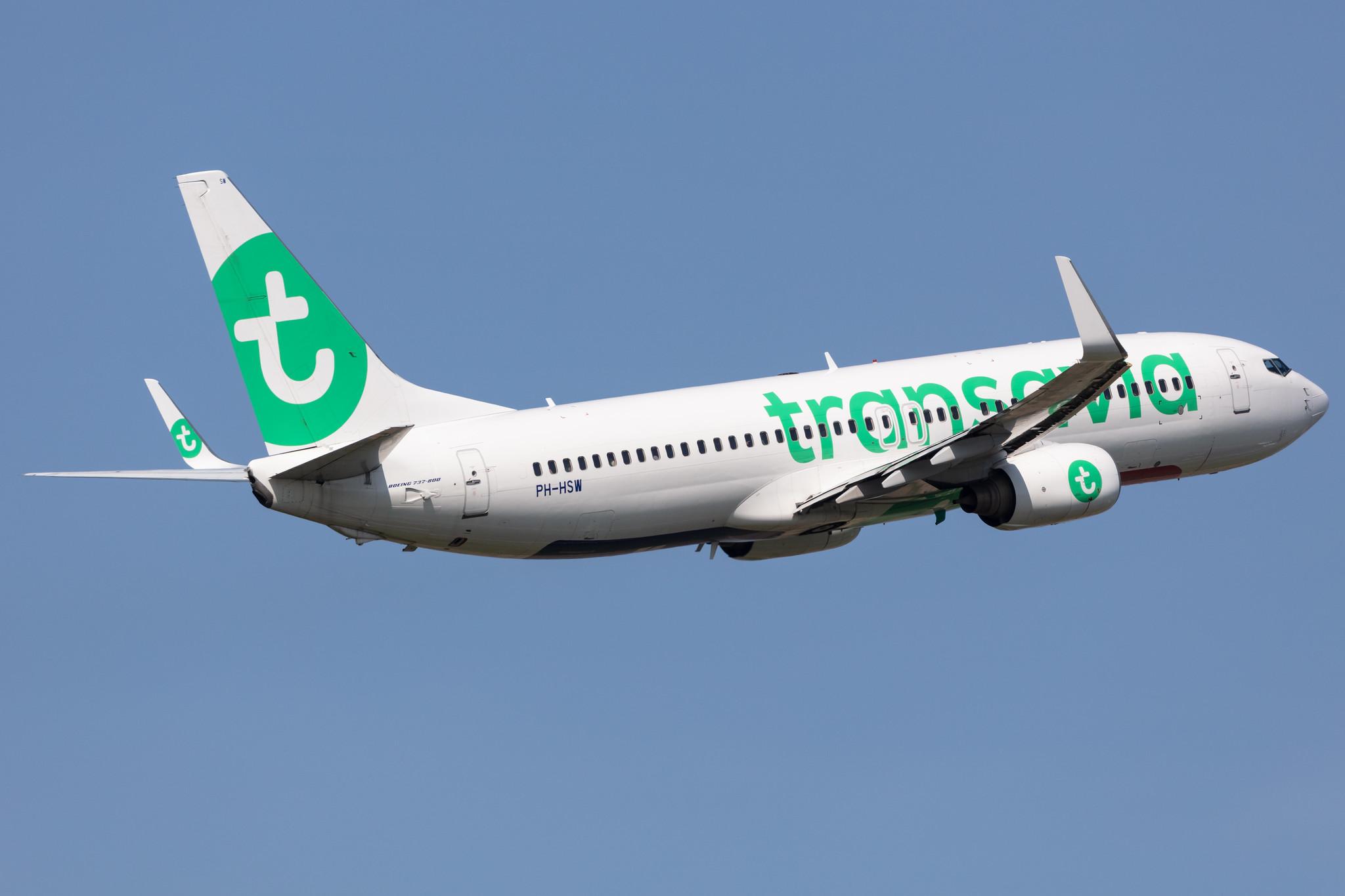 Amsterdam Schiphol: Transavia (HV / TRA) |  Boeing 737-8K2 B738 | PH-HSW | MSN 37160