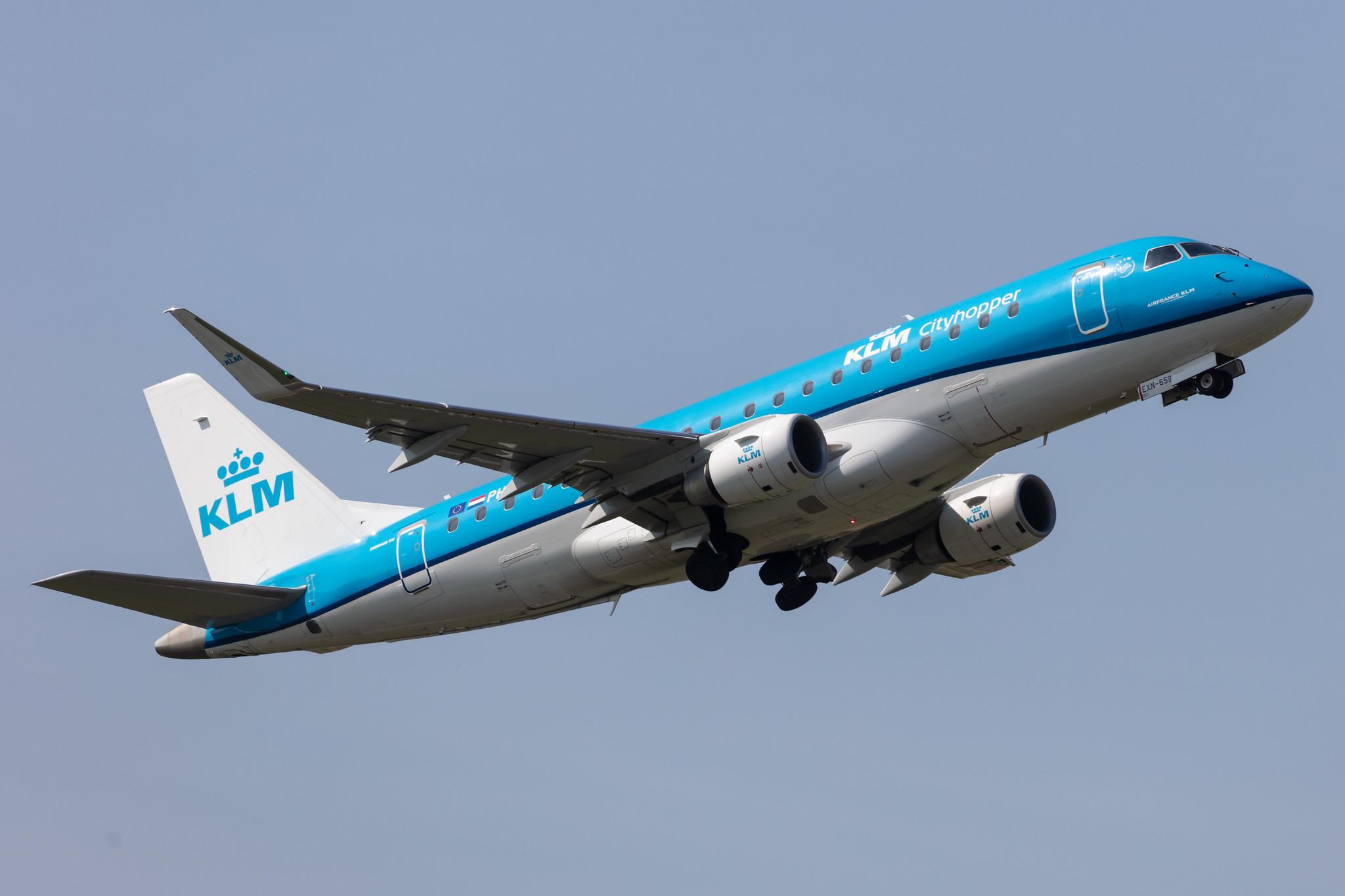 Amsterdam Schiphol: KLM (KL / KLM) | Operator: KLM Cityhopper |  Embraer E175STD E75L | PH-EXN | MSN 17000659