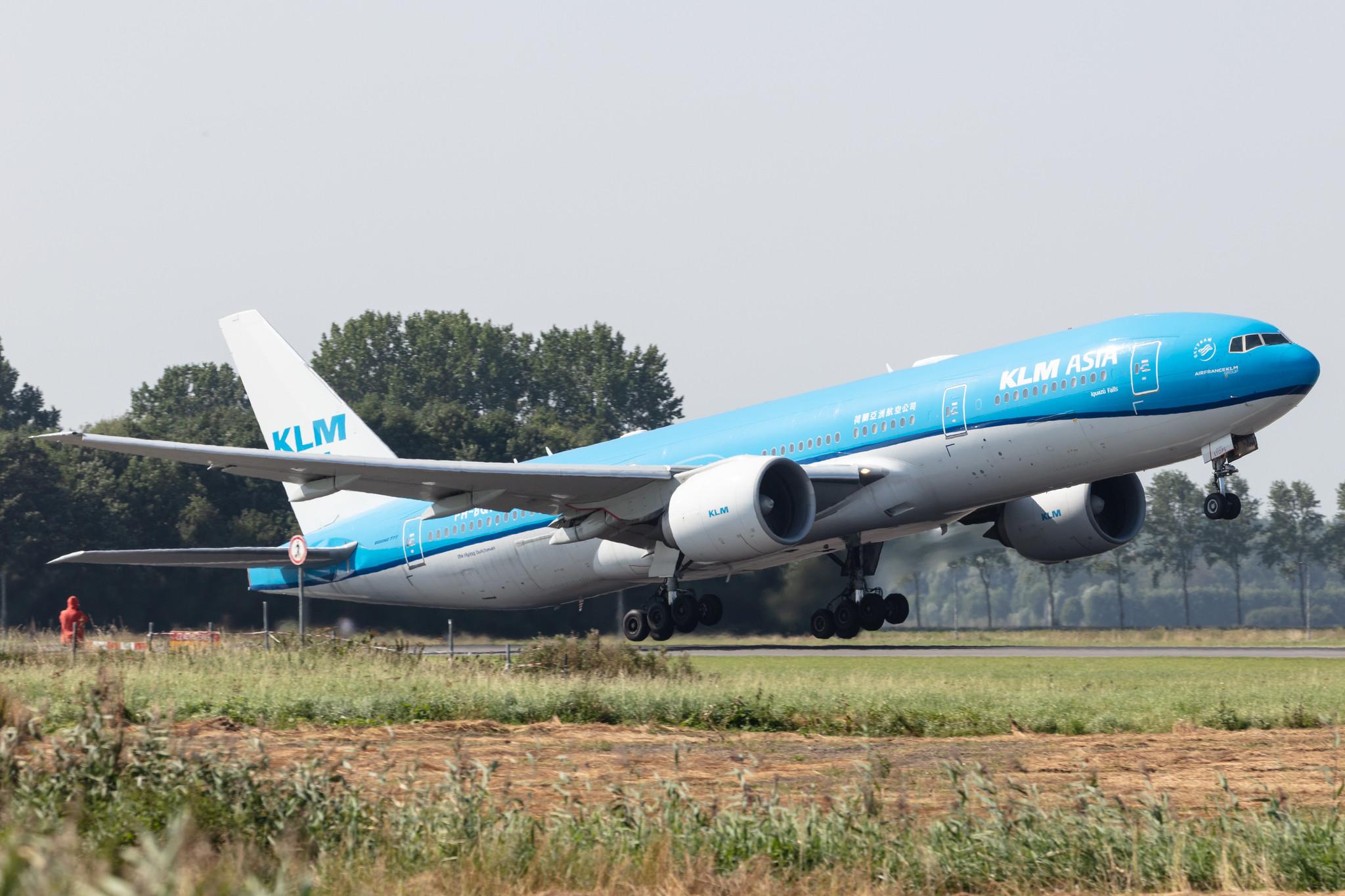 Amsterdam Schiphol: KLM (KL / KLM) |  Boeing 777-206(ER) B772 | PH-BQI | MSN 33714