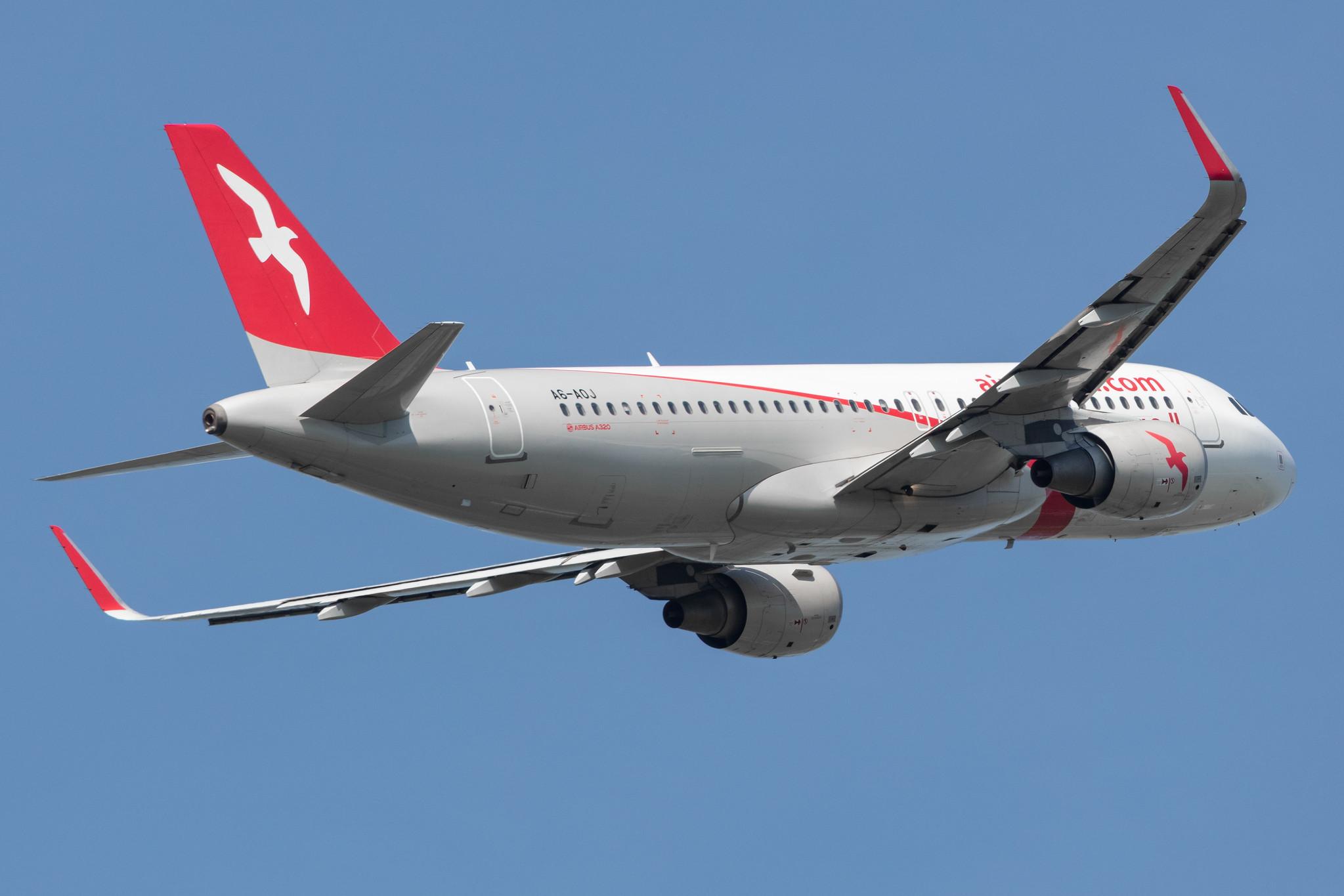 Amsterdam Schiphol: Air Arabia (G9 / ABY) | Operator: Air Arabia Abu Dhabi |  Airbus A320-214 A320 | A6-AOJ | MSN 6665