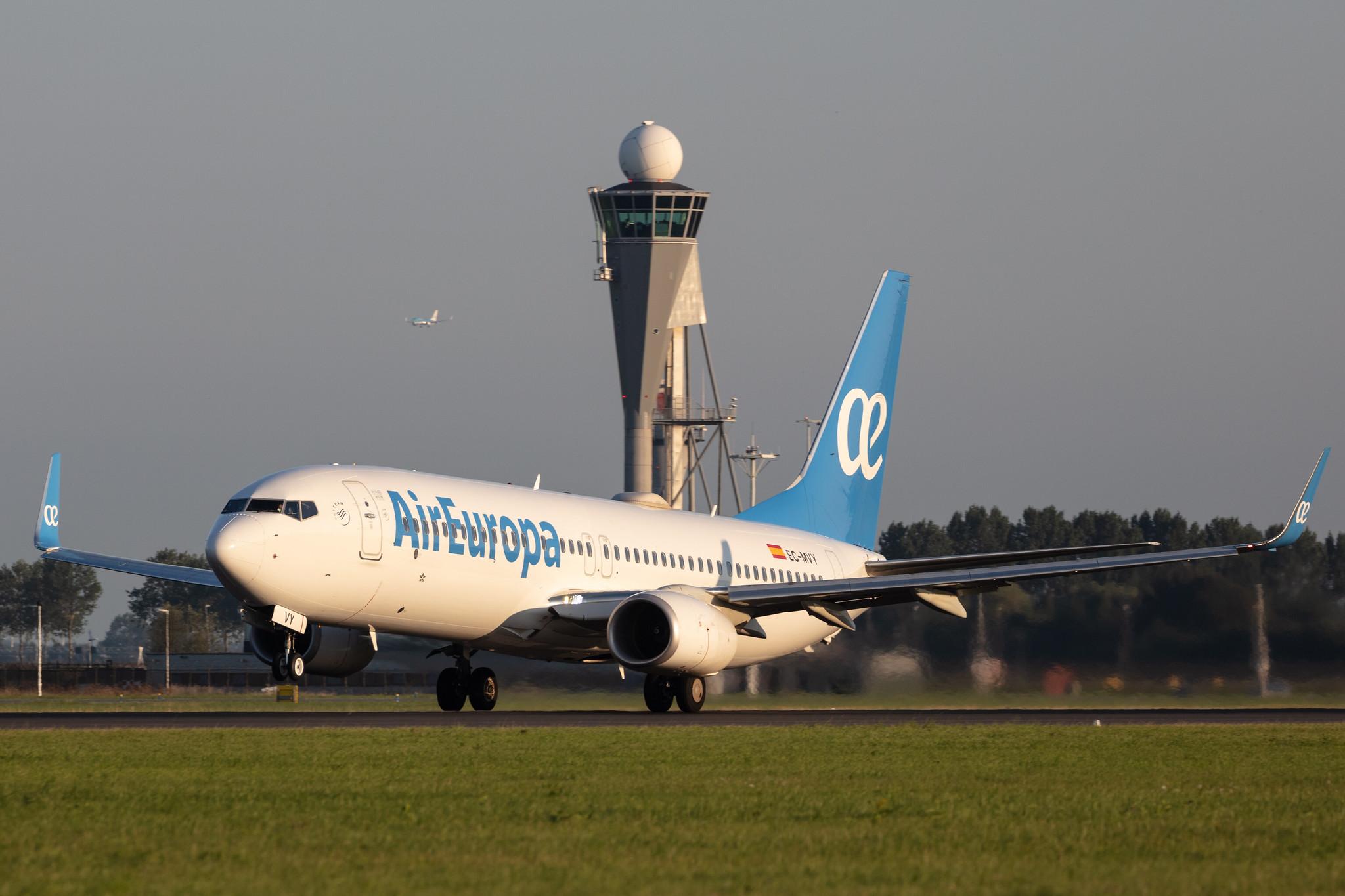 Amsterdam Schiphol: Air Europa (UX / AEA) |  Boeing 737-85P B738 | EC-MVY | MSN 60590