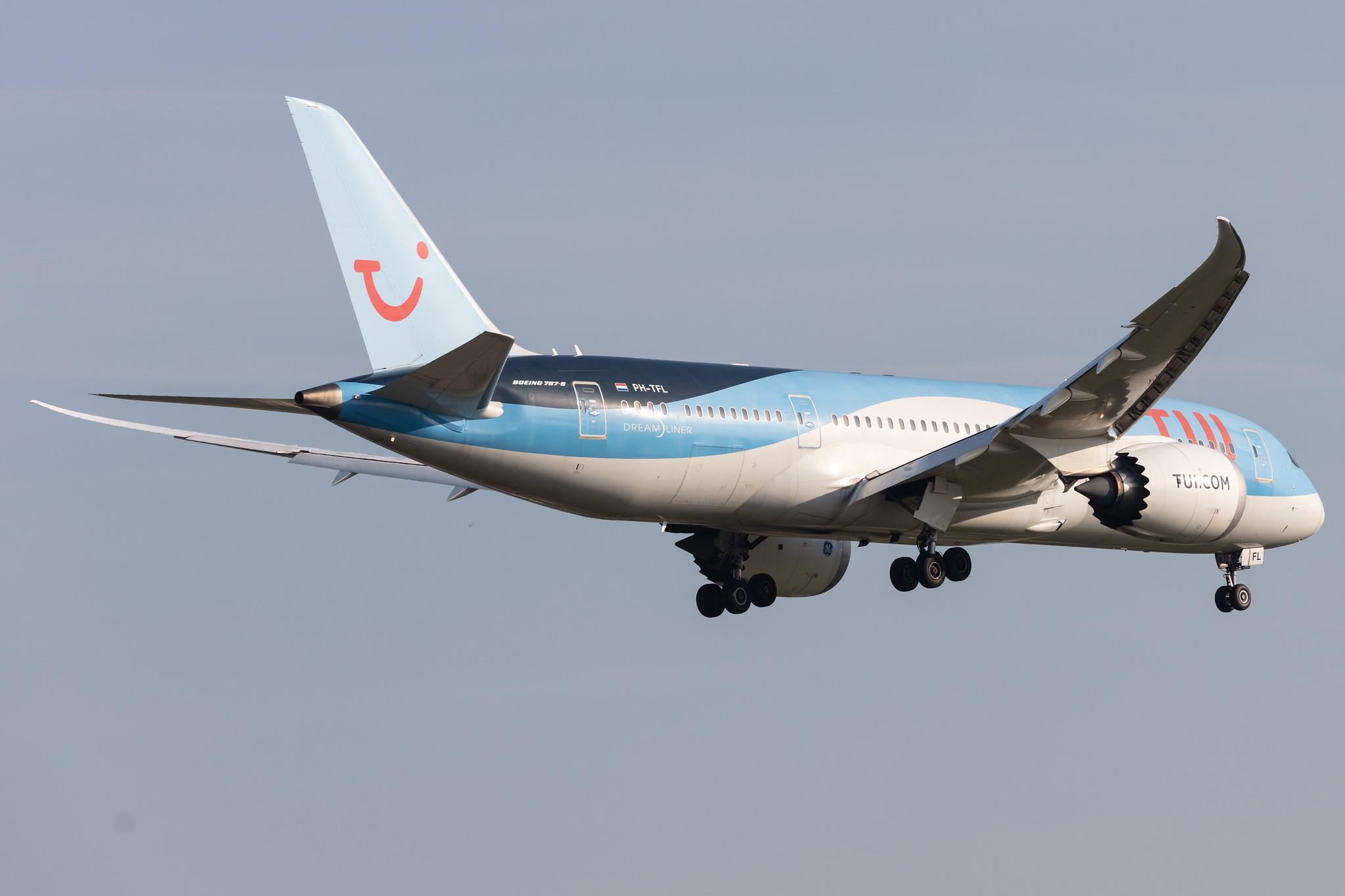 Amsterdam Schiphol: TUI (X3 / TUI) | Operator: TUI fly Netherlands |  Boeing 787-8 Dreamliner B788 | PH-TFL | MSN 37228