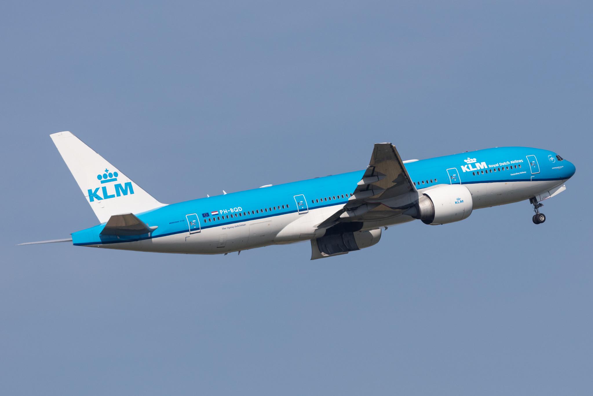 Amsterdam Schiphol: KLM (KL / KLM) |  Boeing 777-206(ER) B772 | PH-BQD | MSN 33713
