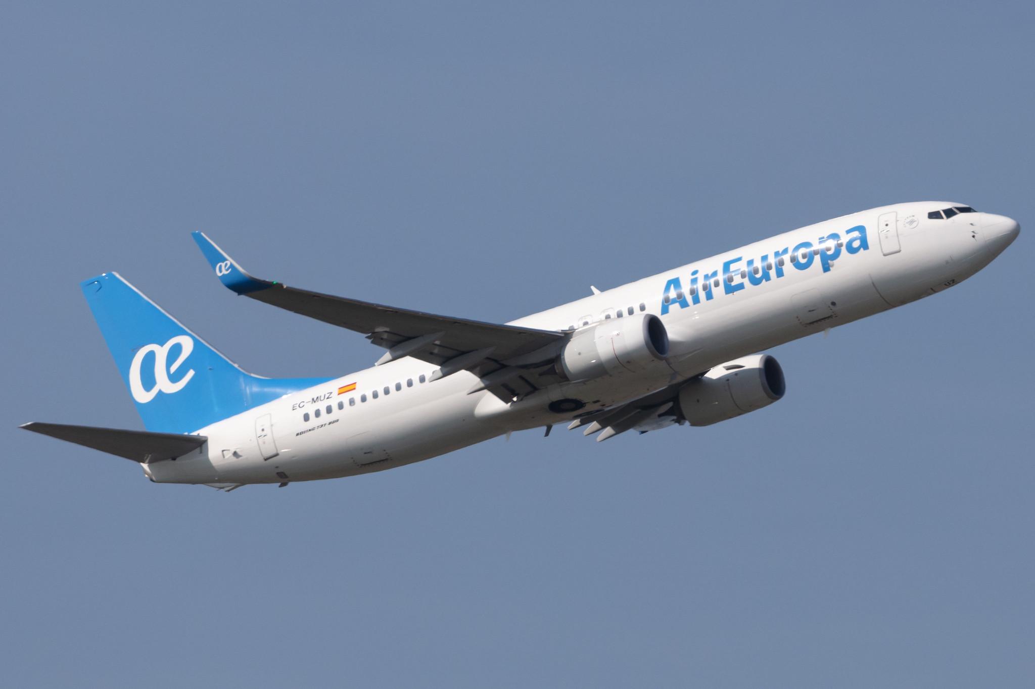 Amsterdam Schiphol: Air Europa (UX / AEA) |  Boeing 737-85P B738 | EC-MUZ | MSN 60589