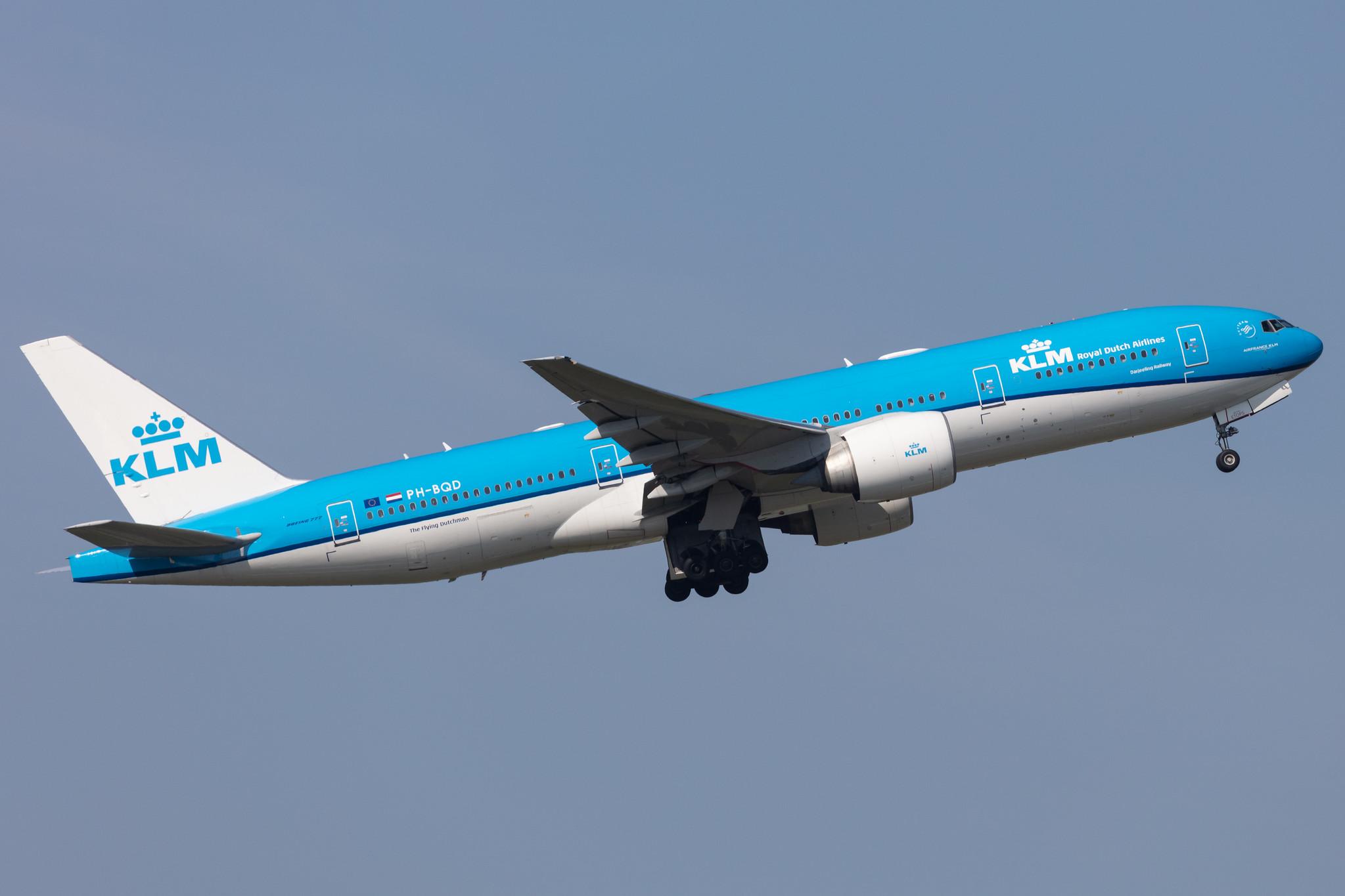 Amsterdam Schiphol: KLM (KL / KLM) |  Boeing 777-206(ER) B772 | PH-BQD | MSN 33713