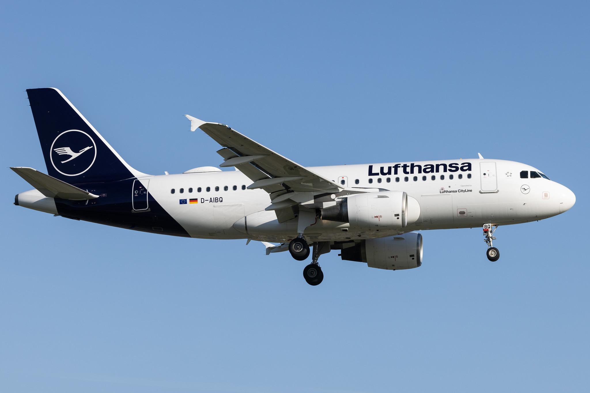 Hamburg Airport: Lufthansa (LH / DLH) | Operator: Lufthansa Cityline |  Airbus A319-112 A319 | D-AIBQ | MSN 2652
