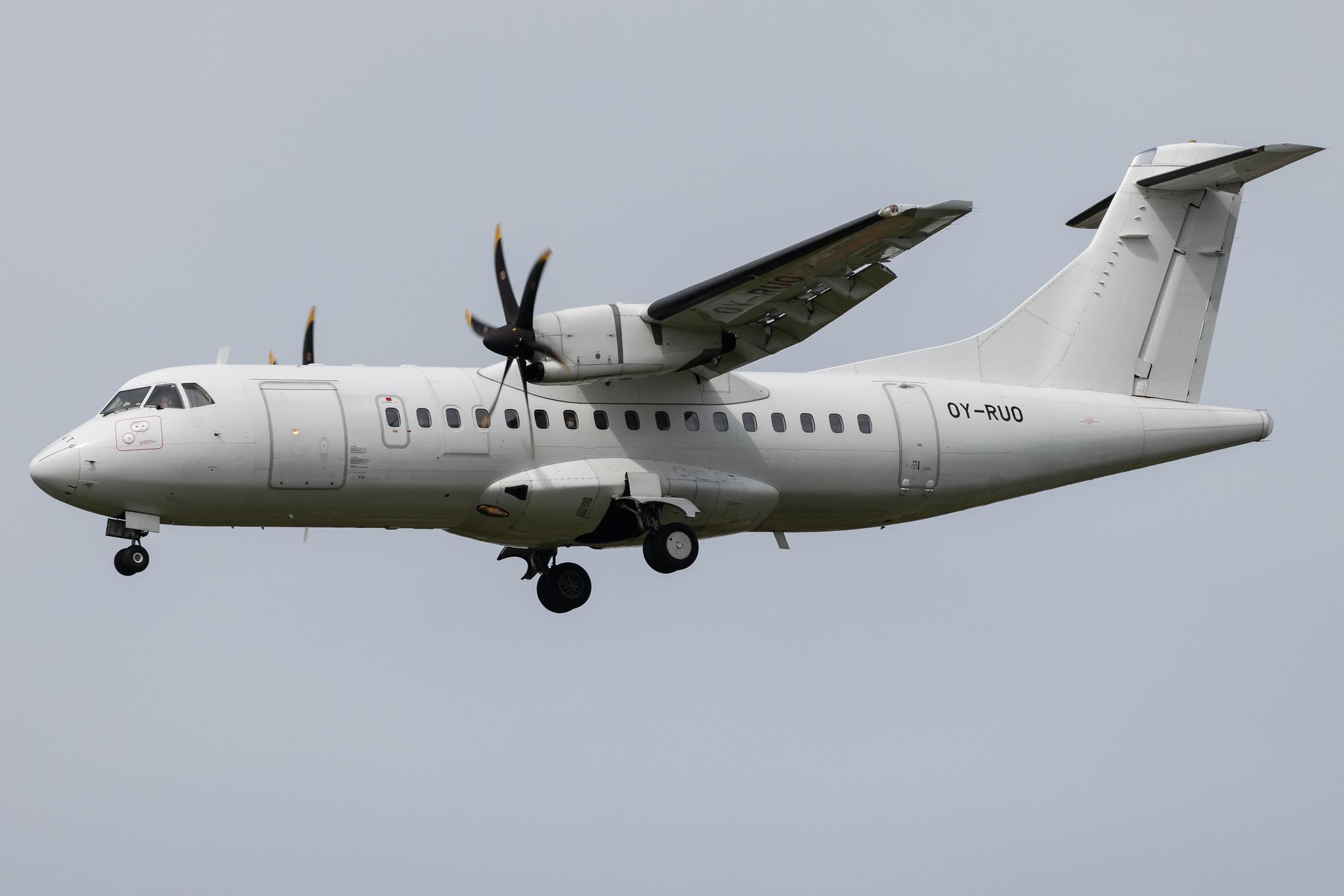 Hamburg Airport: Danish Air Transport (DX / DTR) | Operator: DAT |  ATR 42-500 AT45 | OY-RUO | MSN 0514