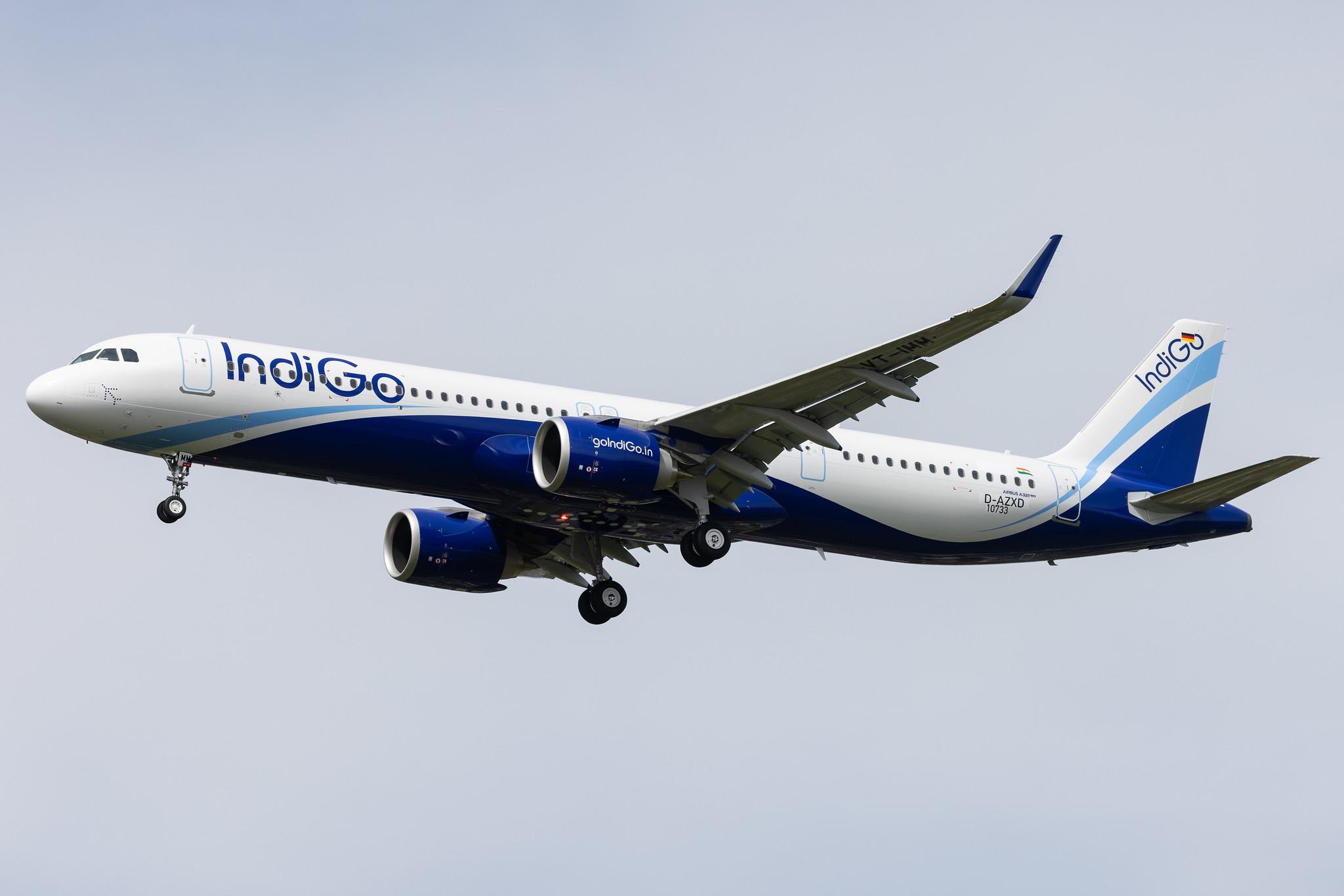 Hamburg Airport: IndiGo (6E / IGO) |  Airbus A321-251NX A21N | D-AZXD (VT-IMM) | MSN 10733