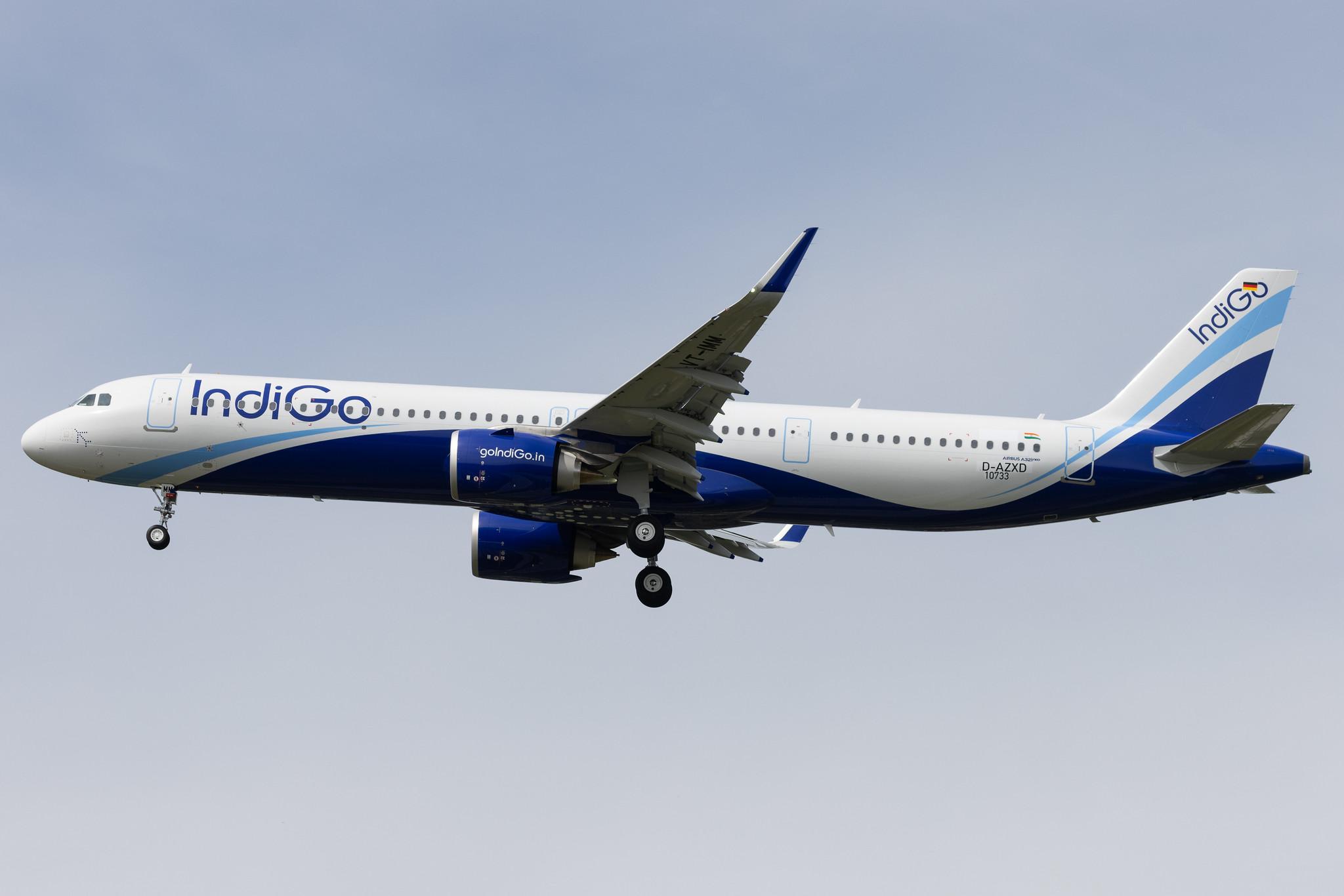 Hamburg Airport: IndiGo (6E / IGO) |  Airbus A321-251NX A21N | D-AZXD (VT-IMM) | MSN 10733