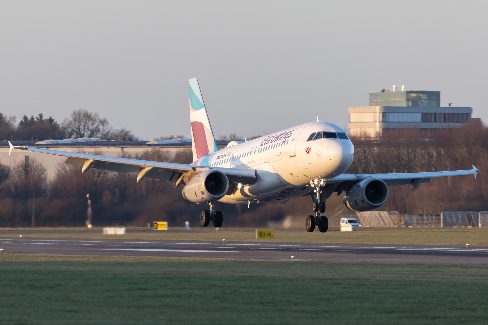 Hamburg Airport: Eurowings (EW / EWG) | Operator: Eurowings Europe |  Airbus A319-132 A319 | OE-LYX | MSN 4285
