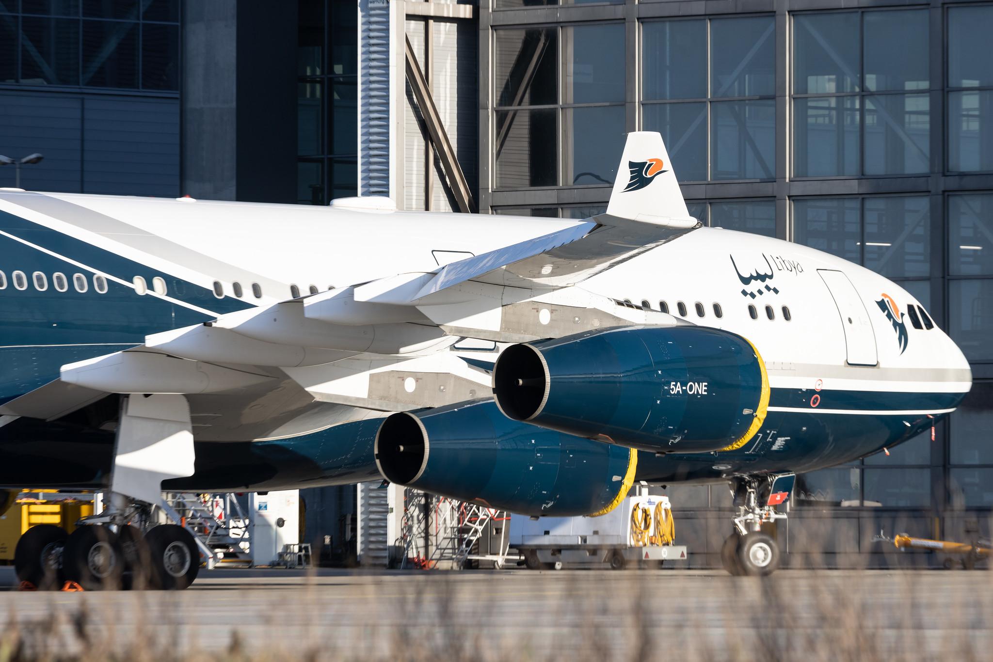 Hamburg Airport: Libya - Government |  Airbus A340-213 A342 | 5A-ONE | MSN 151