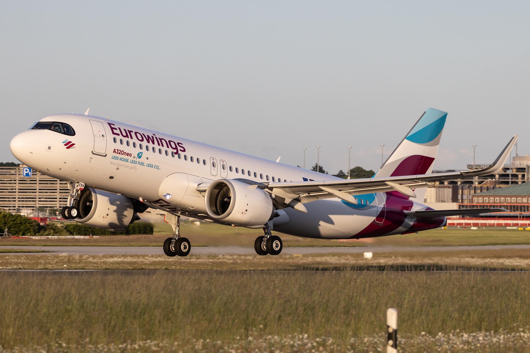 Hamburg Airport: Eurowings (EW / EWG) |  Airbus A320-251N A20N | D-AENA | MSN 10758