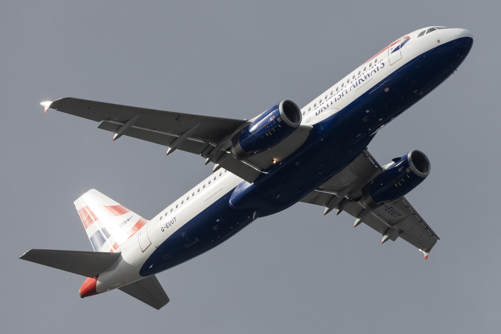 London Heathrow: British Airways (BA / BAW) |  Airbus A320-232 A320 | G-EUUT | MSN 3314
