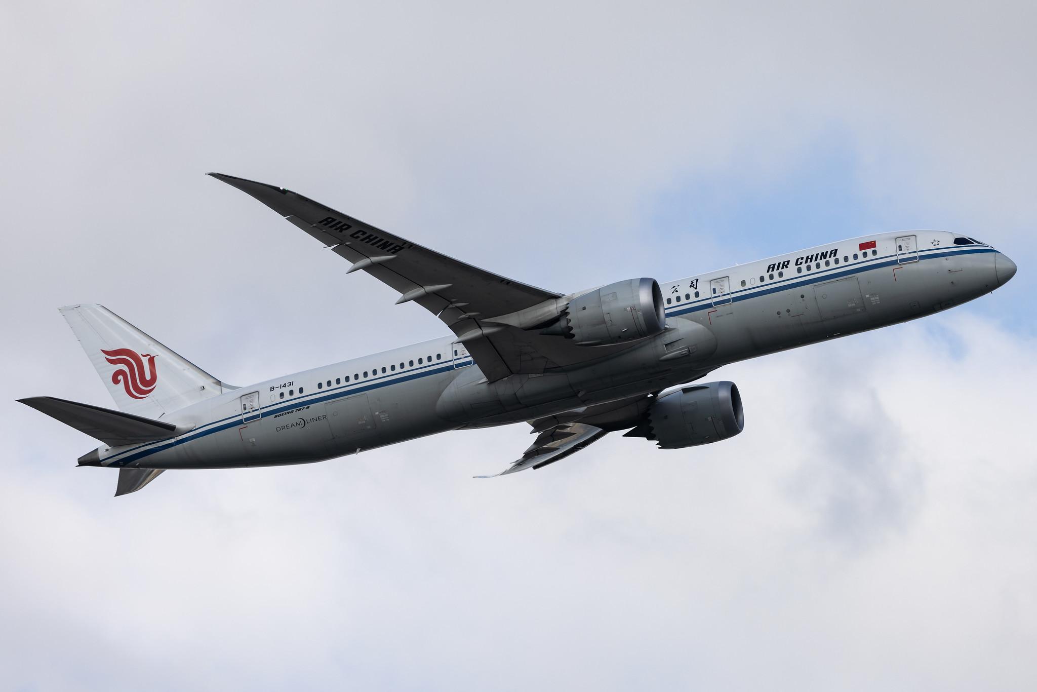 London Heathrow: Air China (CA / CCA) |  Boeing 787-9 Dreamliner B789 | B-1431 | MSN 34313