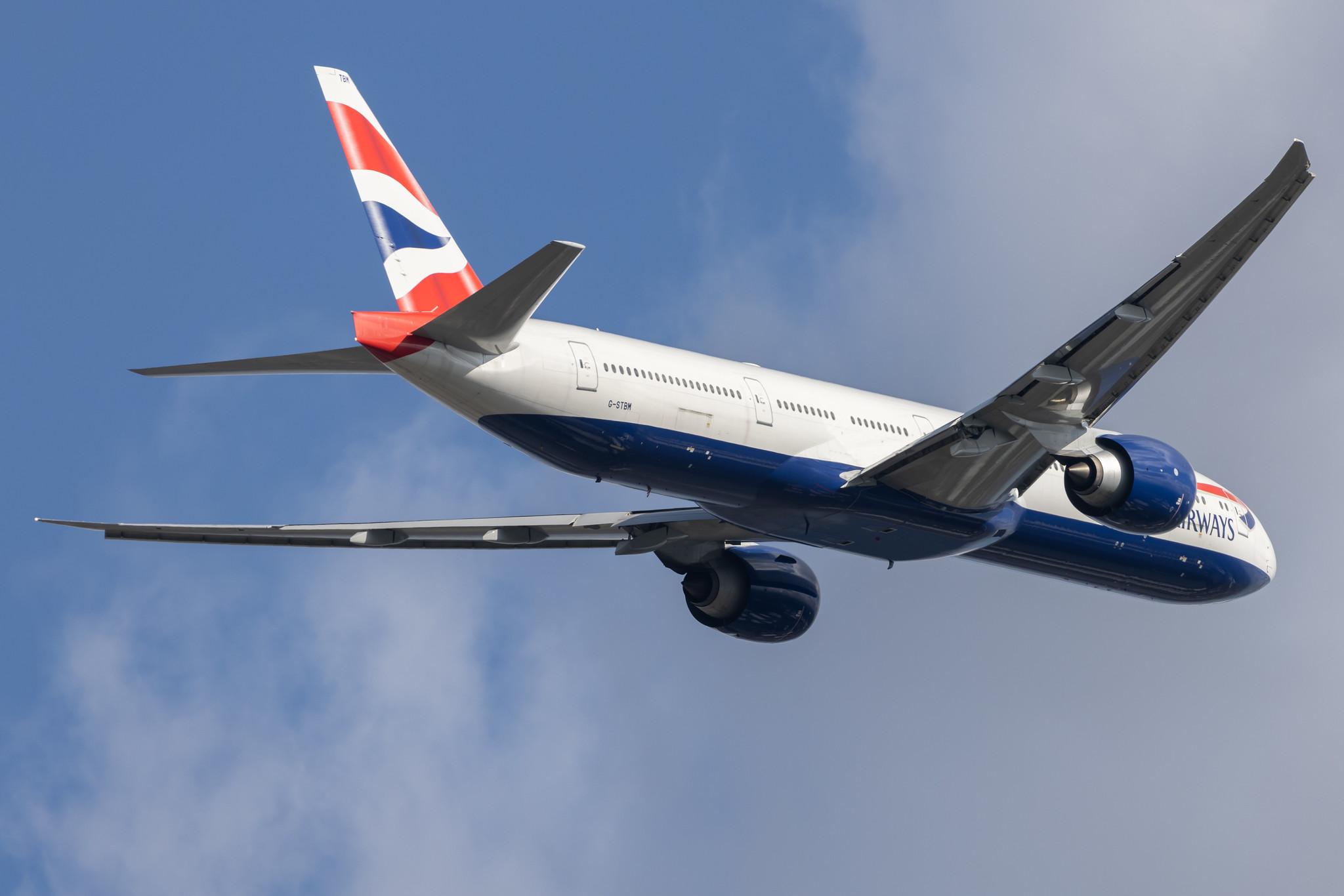 London Heathrow: British Airways (BA / BAW) |  Boeing 777-300(ER) B77W | G-STBM | MSN 66582