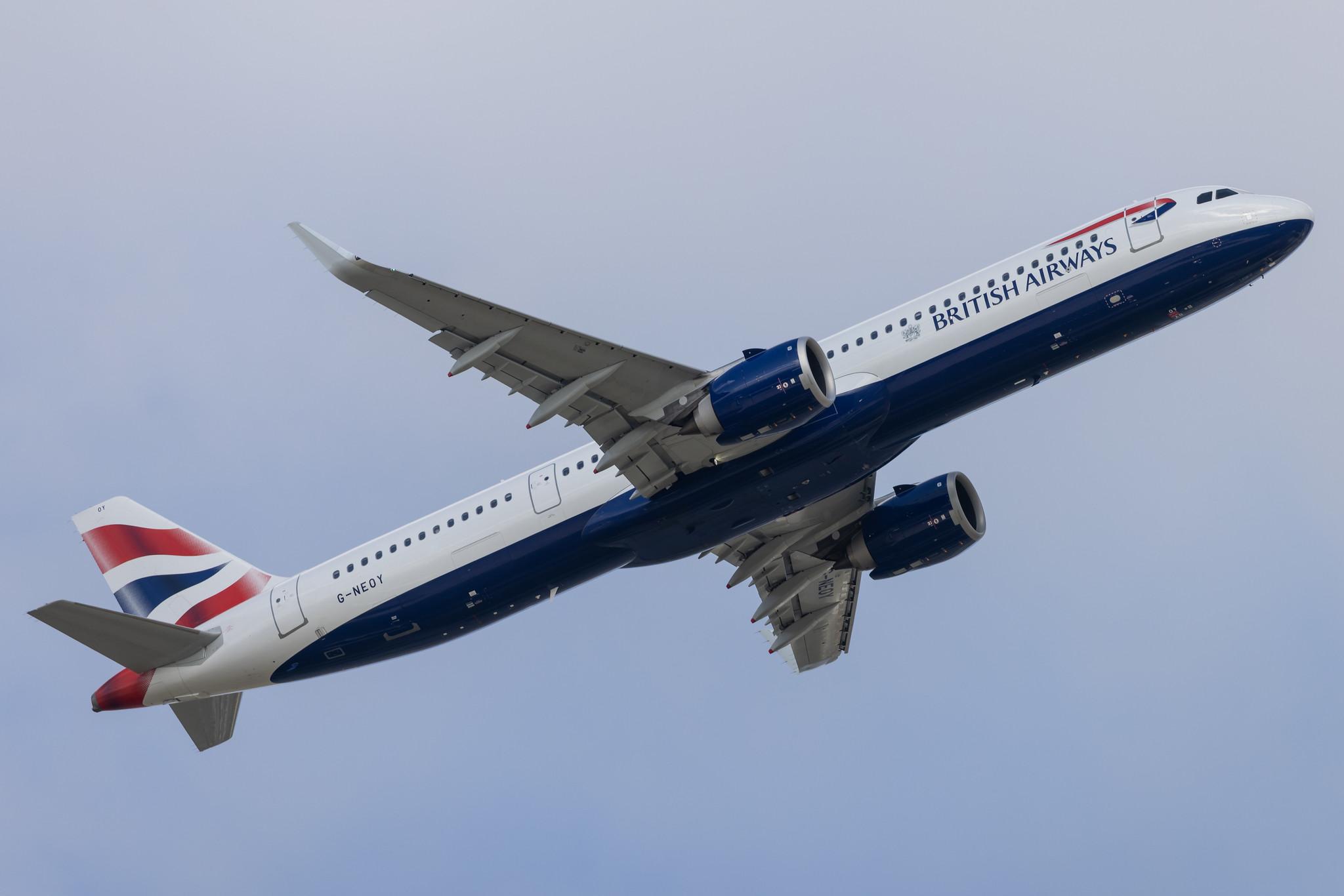 London Heathrow: British Airways (BA / BAW) |  Airbus A321-251NX A21N | G-NEOY | MSN 9209