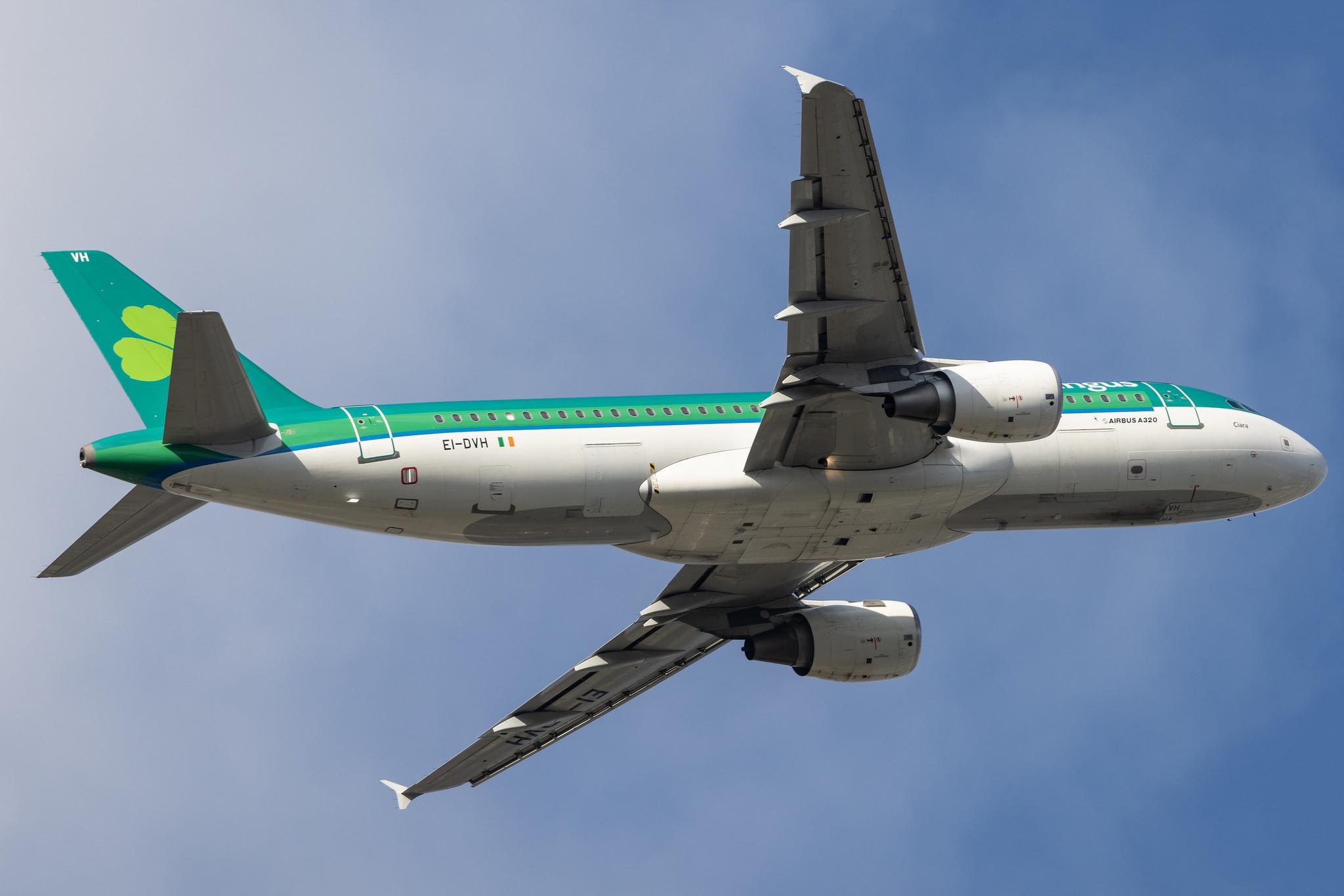 London Heathrow: Aer Lingus (EI / EIN) |  Airbus A320-214 A320 | EI-DVH | MSN 3345