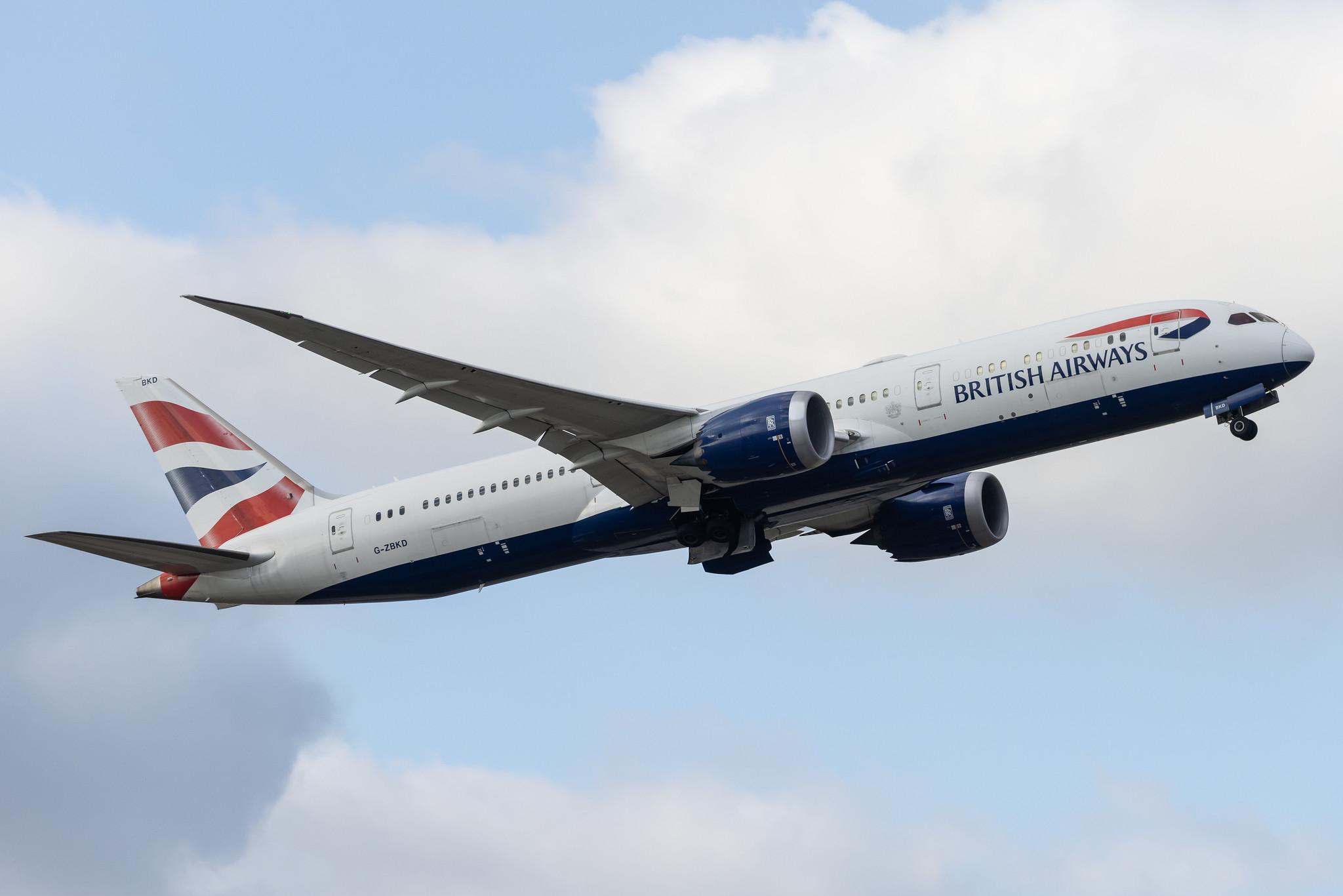 London Heathrow: British Airways (BA / BAW) |  Boeing 787-9 Dreamliner B789 | G-ZBKD | MSN 38618