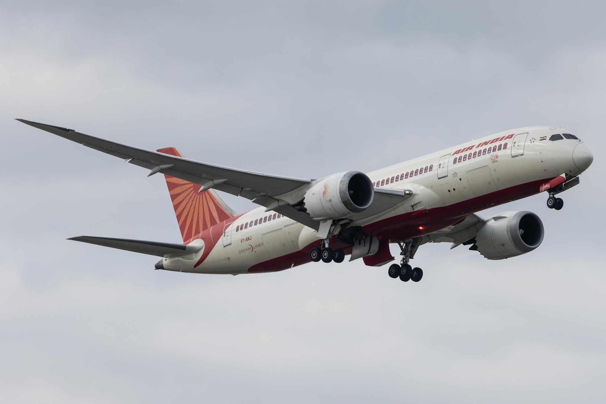 London Heathrow: Air India (AI / AIC) |  Boeing 787-8 Dreamliner B788 | VT-ANJ | MSN 36281