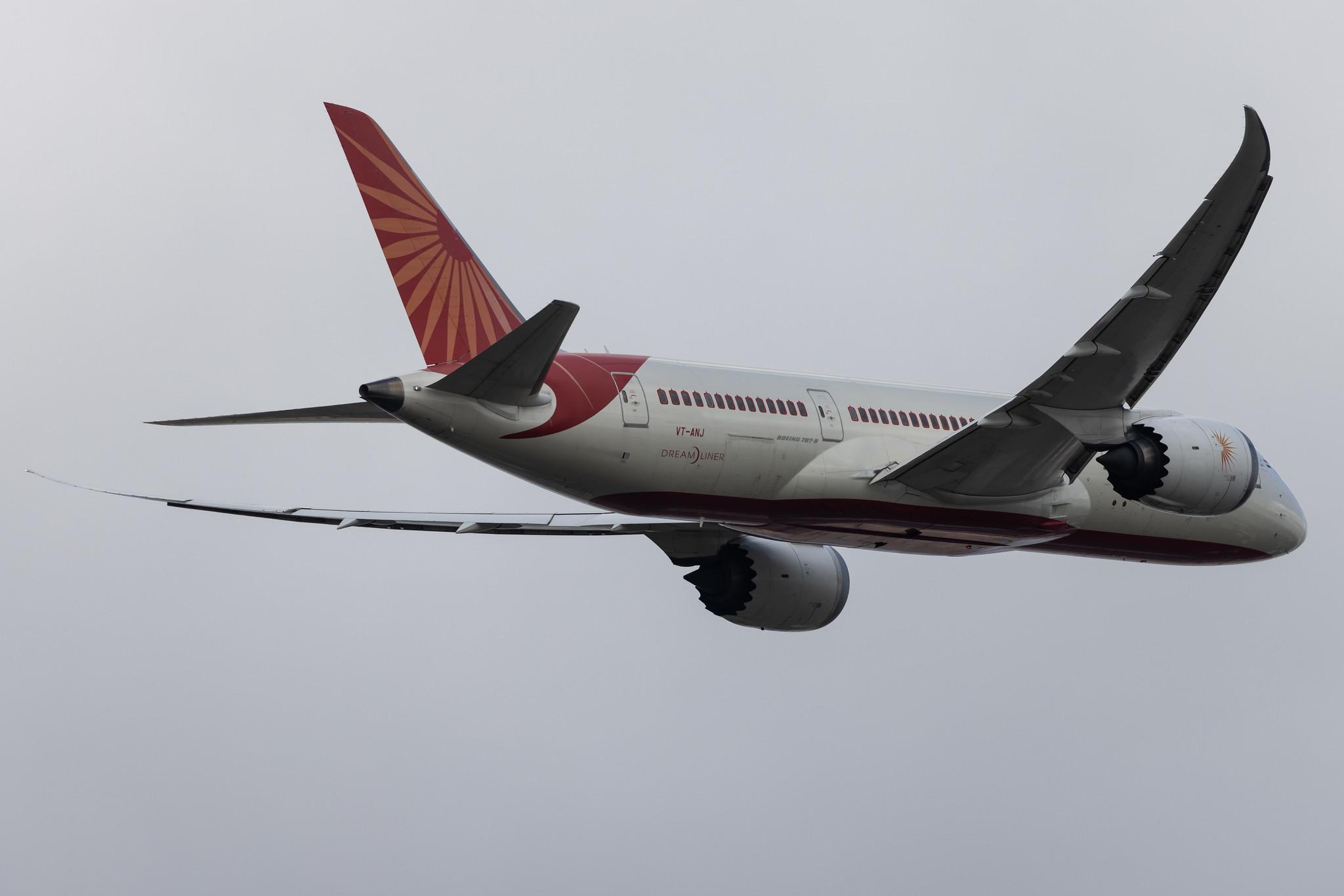 London Heathrow: Air India (AI / AIC) |  Boeing 787-8 Dreamliner B788 | VT-ANJ | MSN 36281