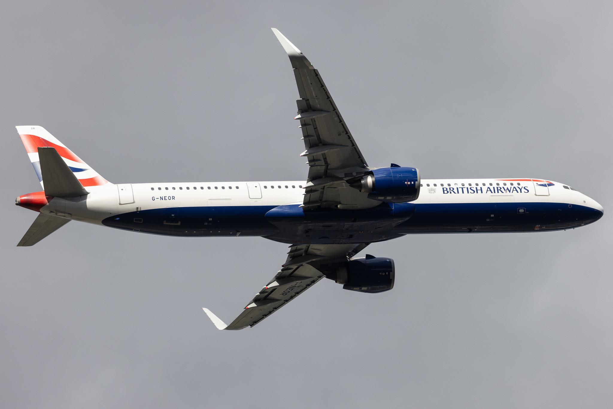 London Heathrow: British Airways (BA / BAW) |  Airbus A321-251NX A21N | G-NEOR | MSN 8526