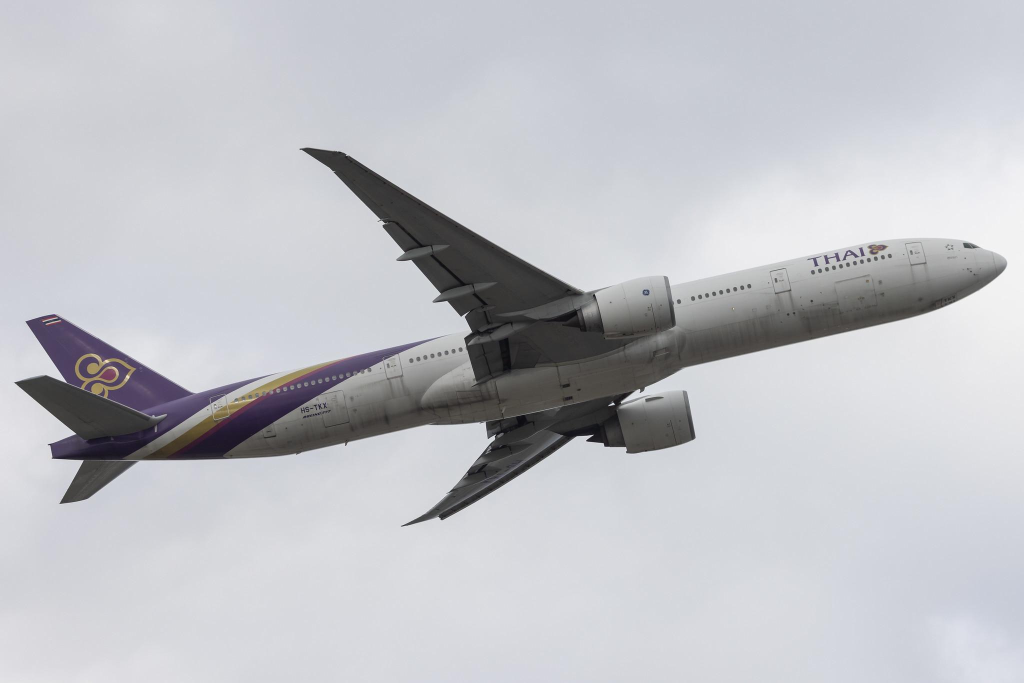 London Heathrow: Thai Airways (TG / THA) |  Boeing 777-3D7(ER) B77W | HS-TKX | MSN 42113