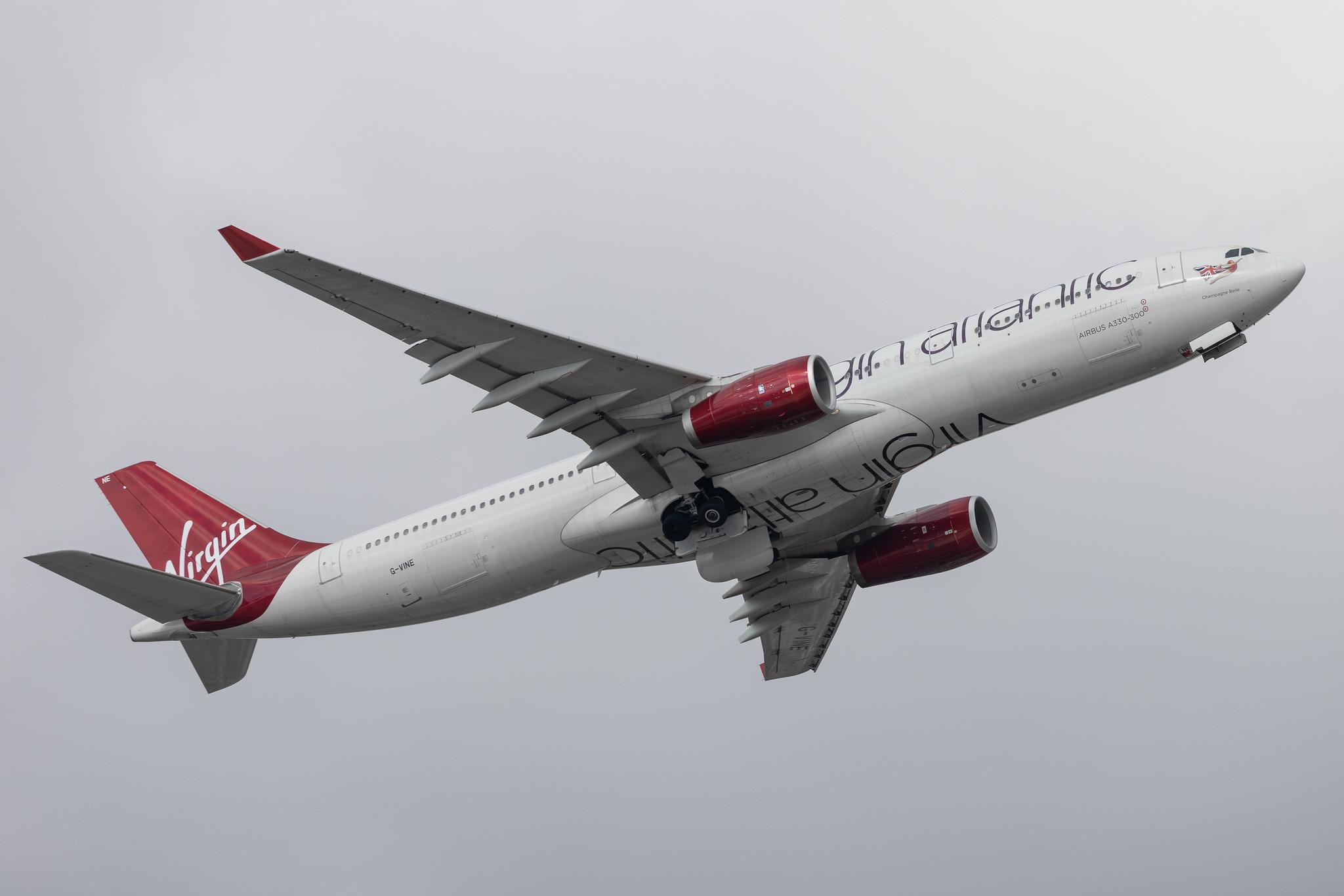 London Heathrow: Virgin Atlantic (VS / VIR) |  Airbus A330-343 A333 | G-VINE | MSN 1231