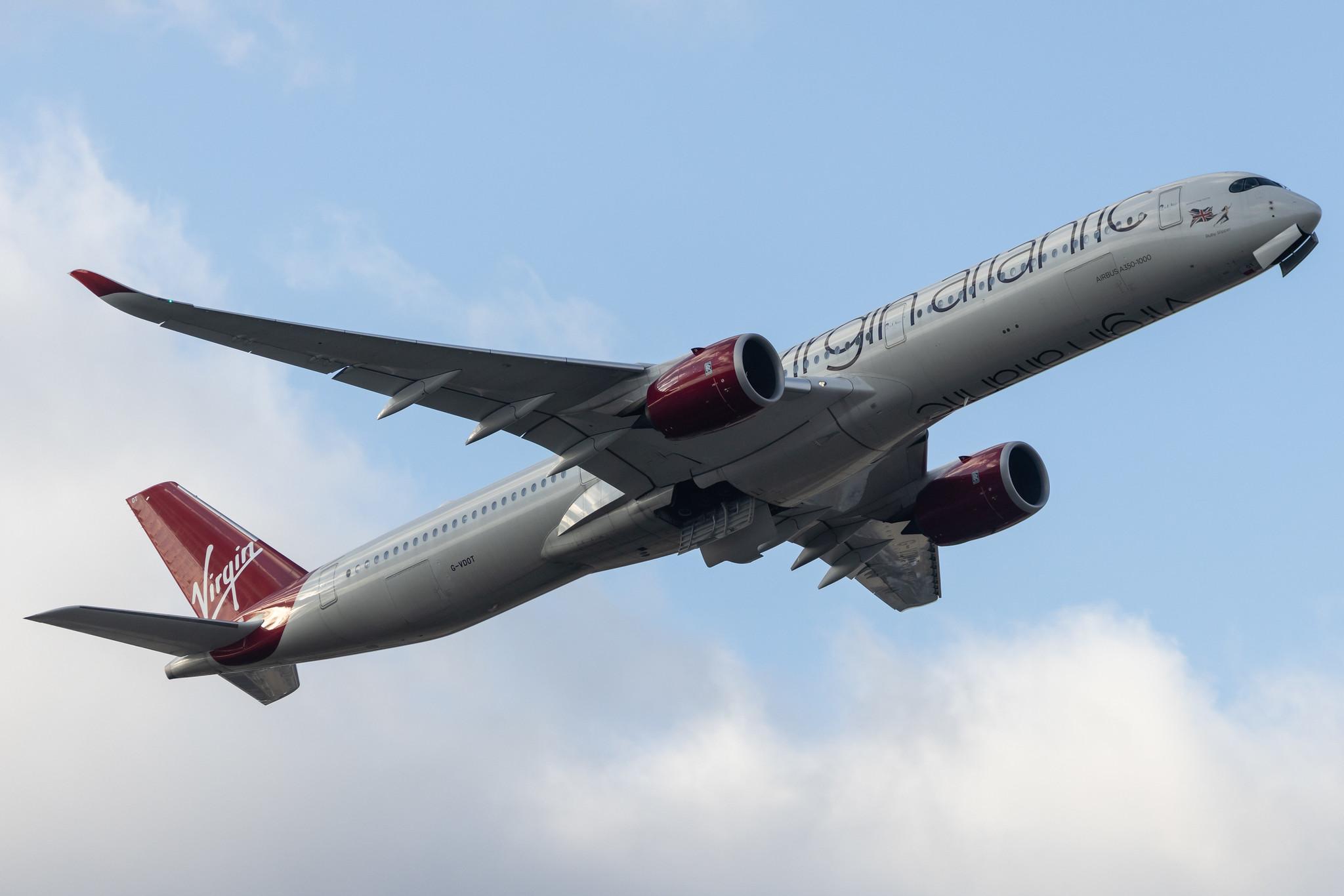 London Heathrow: Virgin Atlantic (VS / VIR) |  Airbus A350-1041 A35K | G-VDOT | MSN 071