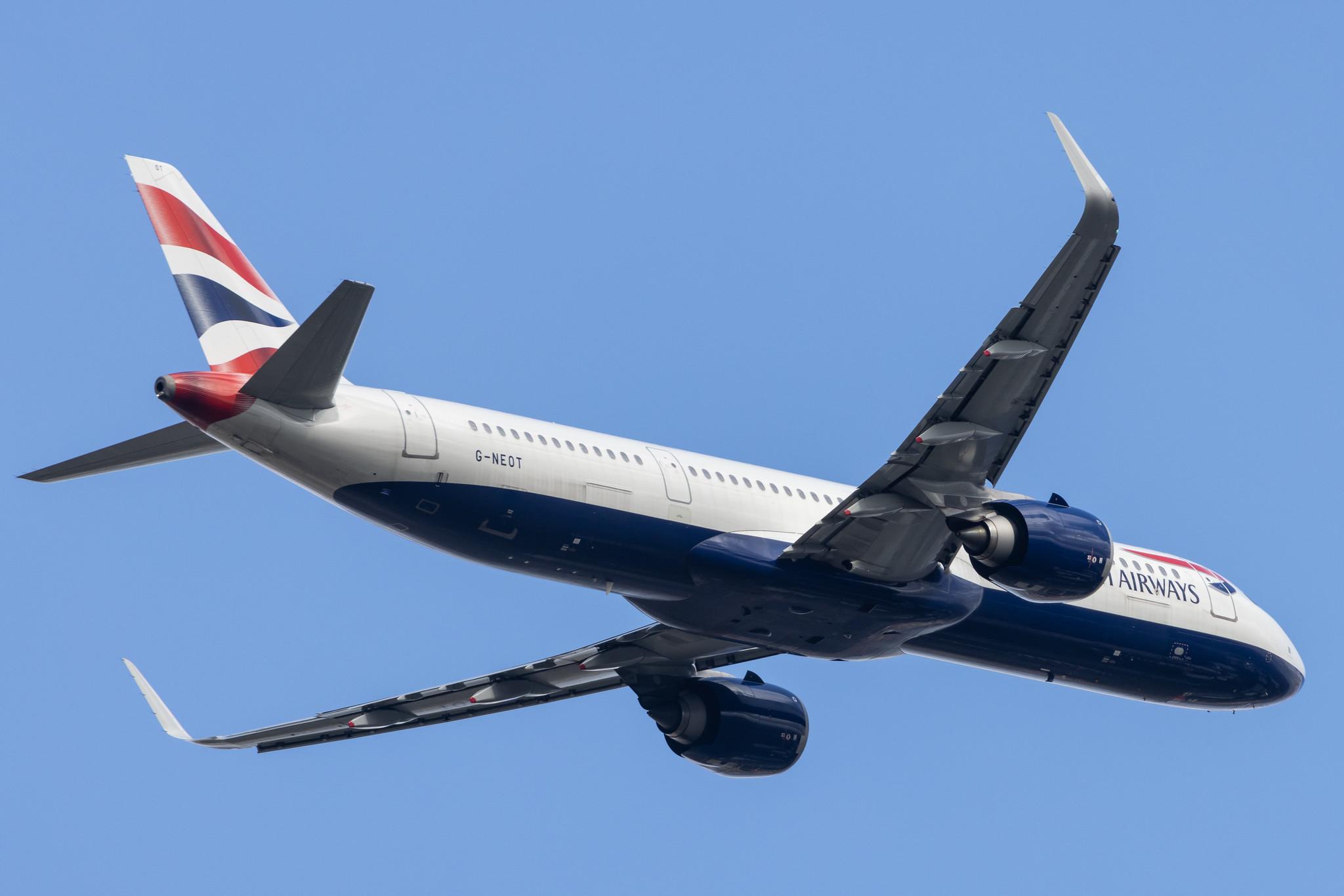 London Heathrow: British Airways (BA / BAW) |  Airbus A321-251NX A21N | G-NEOT | MSN 8718