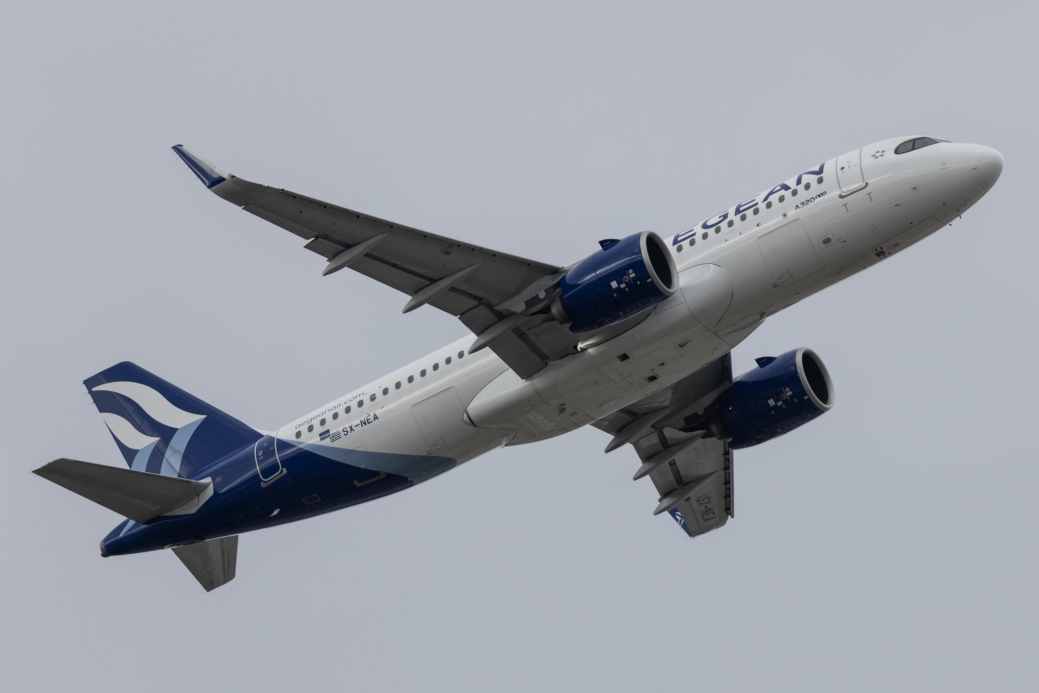 London Heathrow: Aegean Airlines (A3 / AEE) |  Airbus A320-271N A20N | SX-NEA | MSN 9497