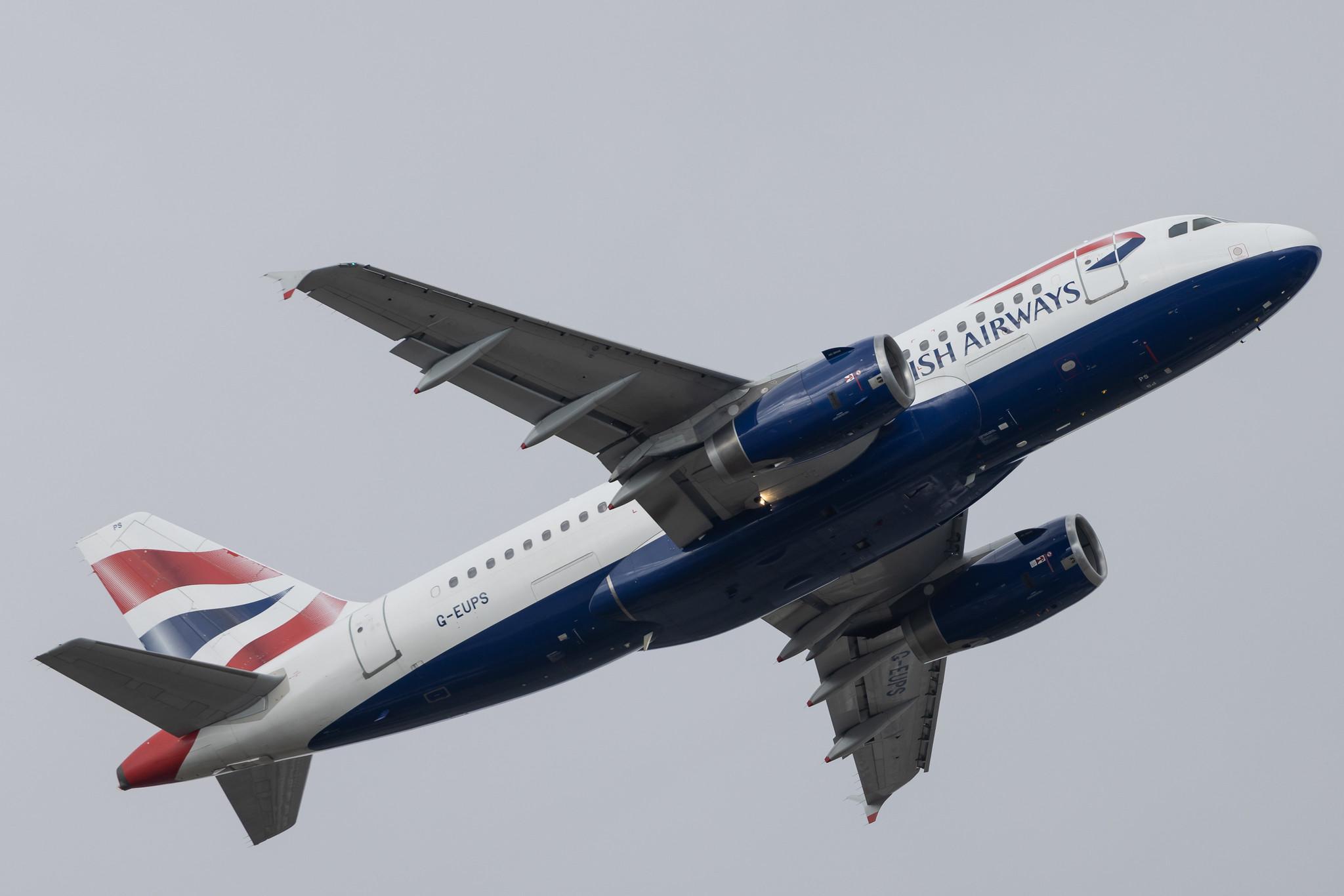 London Heathrow: British Airways (BA / BAW) |  Airbus A319-131 A319 | G-EUPS | MSN 1338