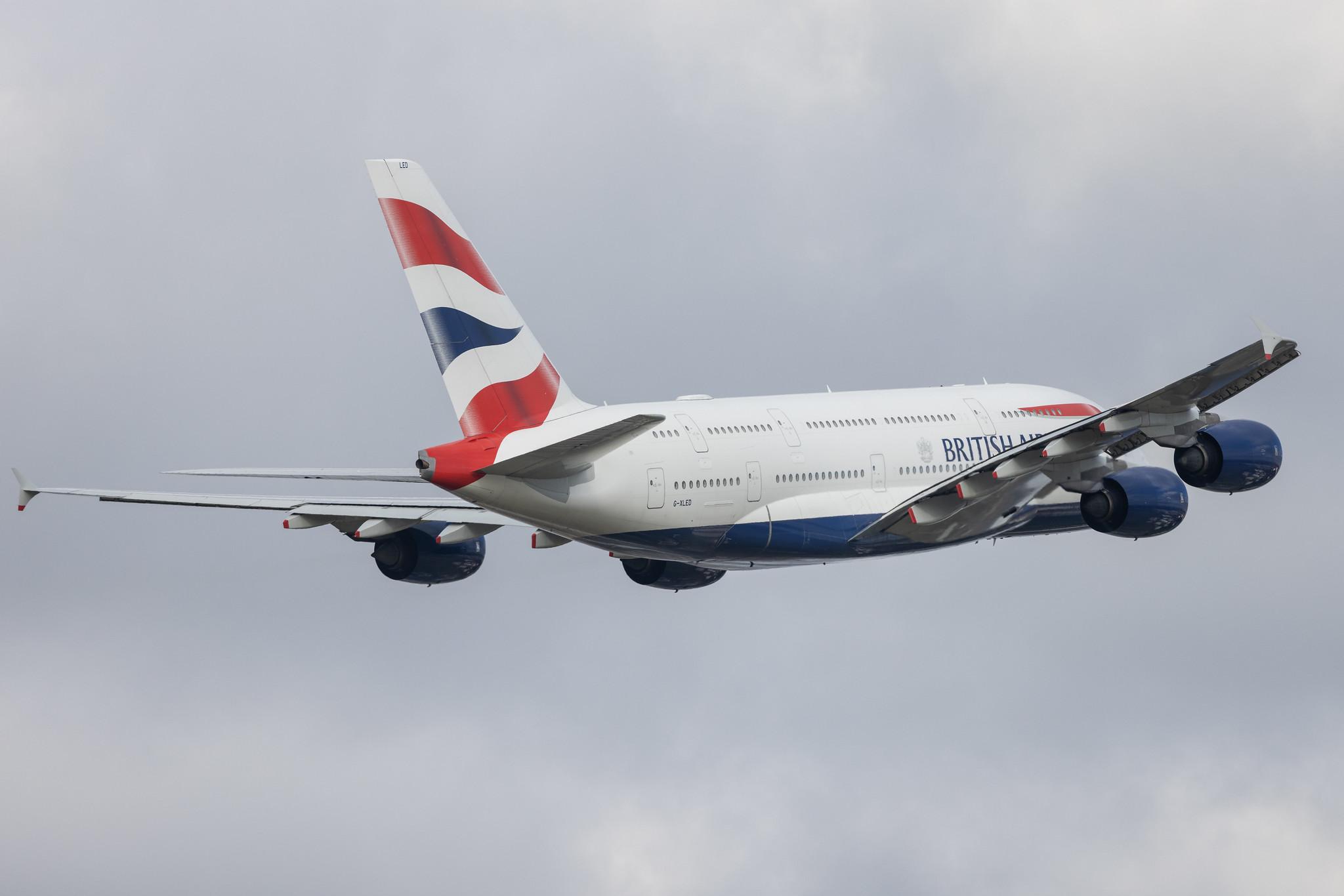 London Heathrow: British Airways (BA / BAW) |  Airbus A380-841 A388 | G-XLED | MSN 144