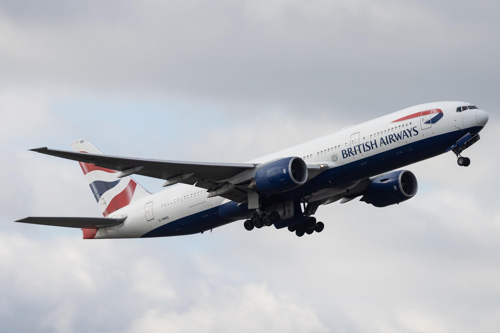 London Heathrow: British Airways (BA / BAW) |  Boeing 777-236(ER) B772 | G-YMMD | MSN 30305