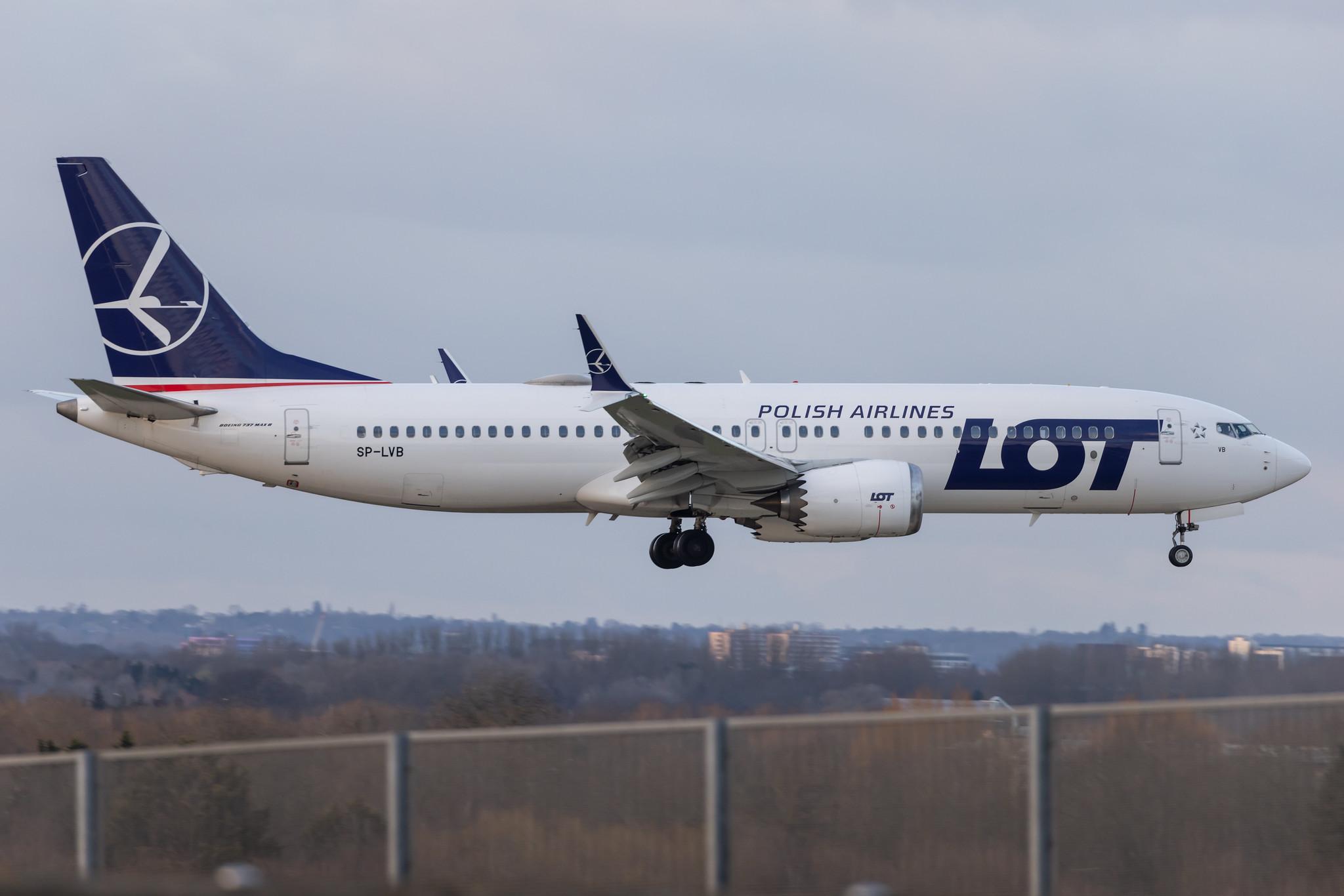 London Heathrow: LOT (LO / LOT) |  Boeing 737 MAX 8 B38M | SP-LVB | MSN 64068