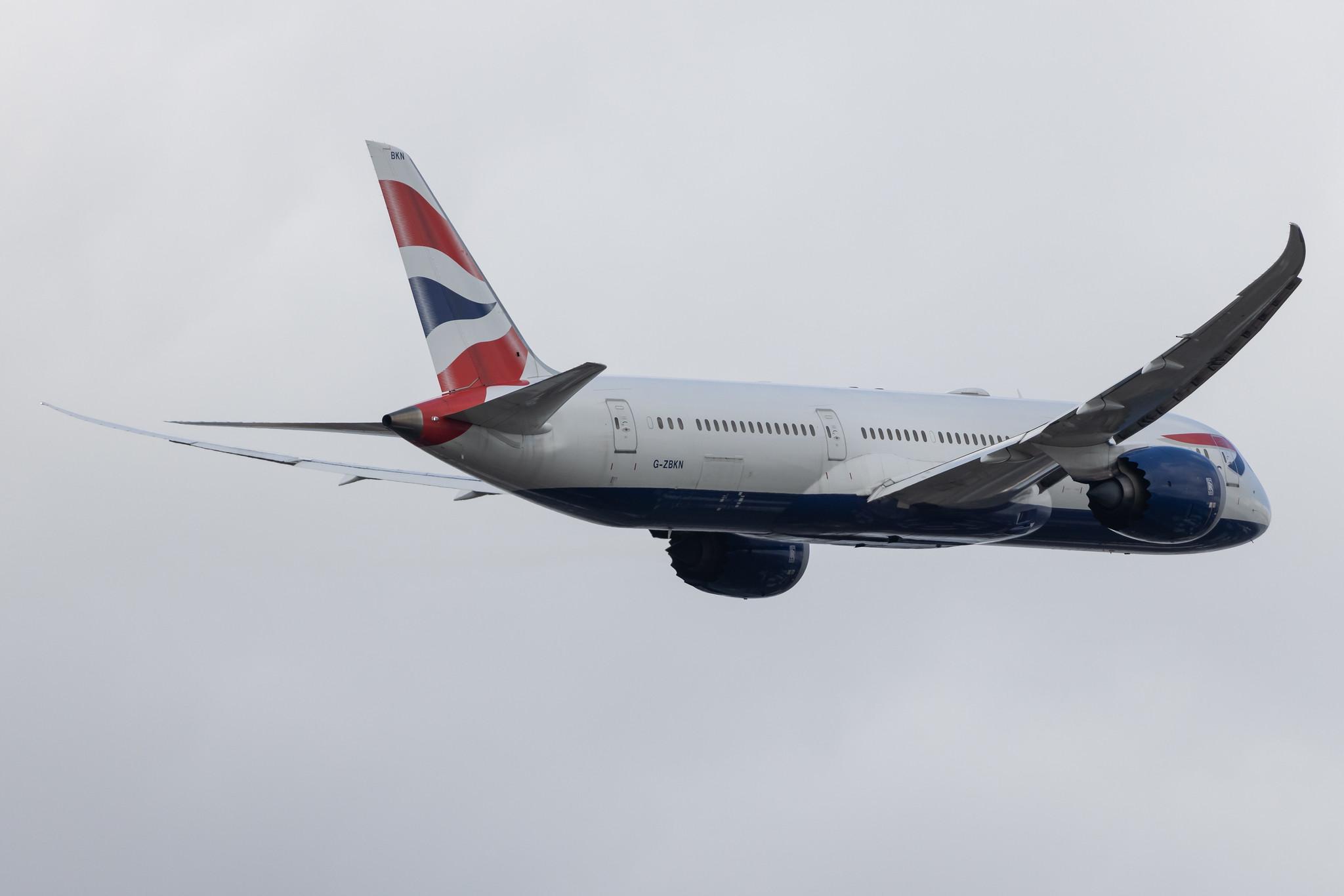 London Heathrow: British Airways (BA / BAW) |  Boeing 787-9 Dreamliner B789 | G-ZBKN | MSN 38630