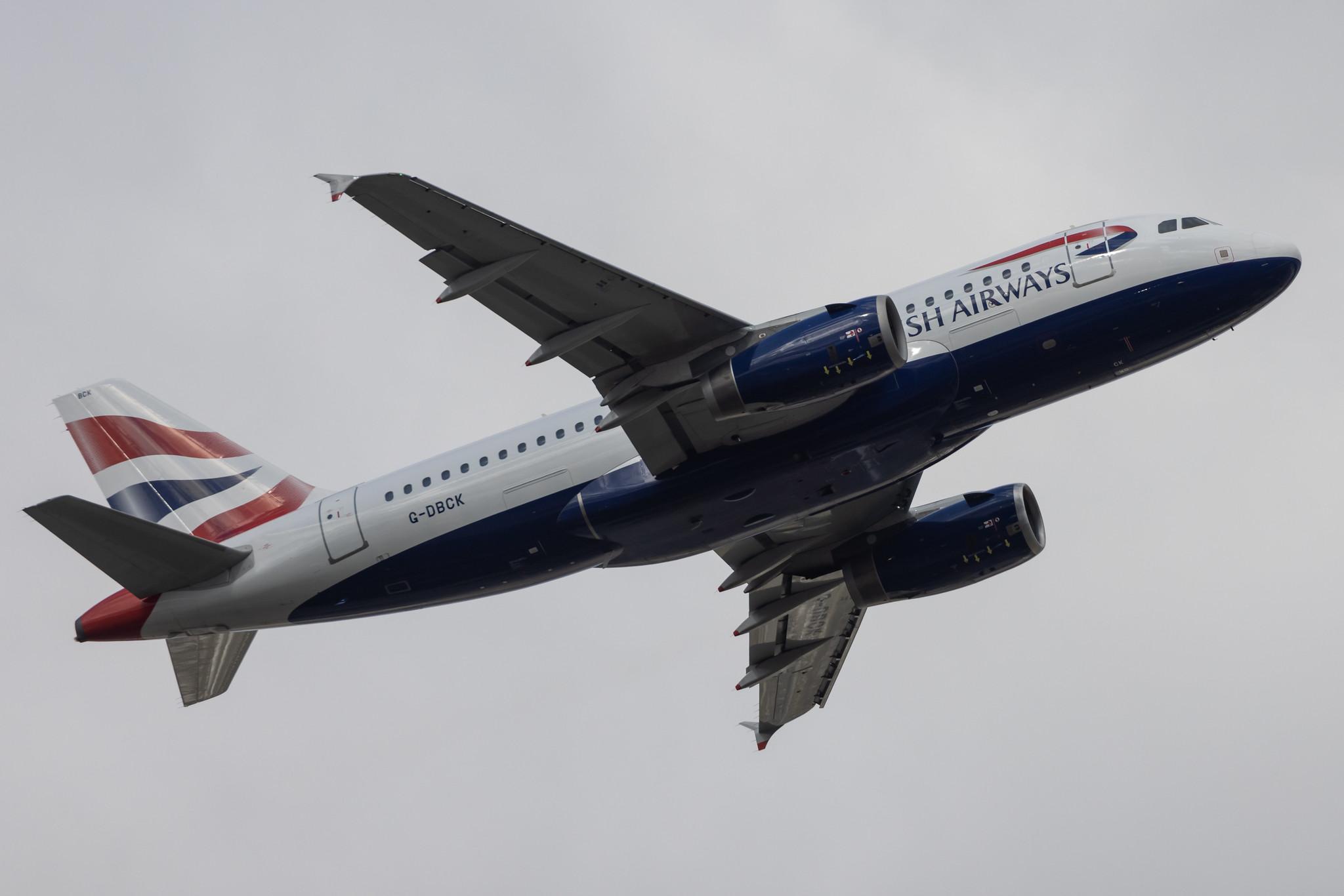 London Heathrow: British Airways (BA / BAW) |  Airbus A319-131 A319 | G-DBCK | MSN 3049
