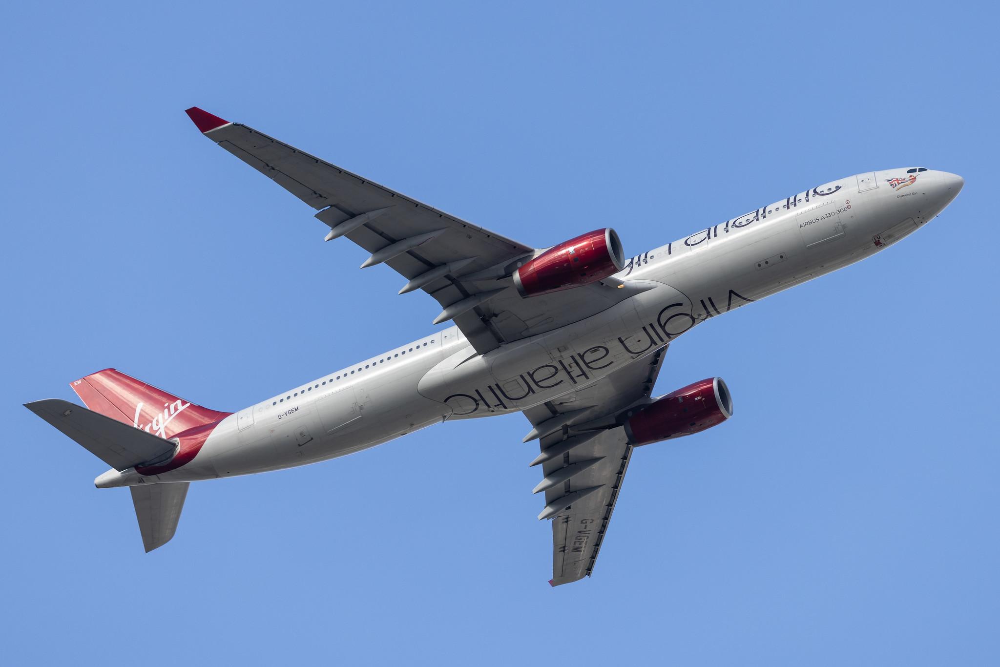 London Heathrow: Virgin Atlantic (VS / VIR) |  Airbus A330-343 A333 | G-VGEM | MSN 1215