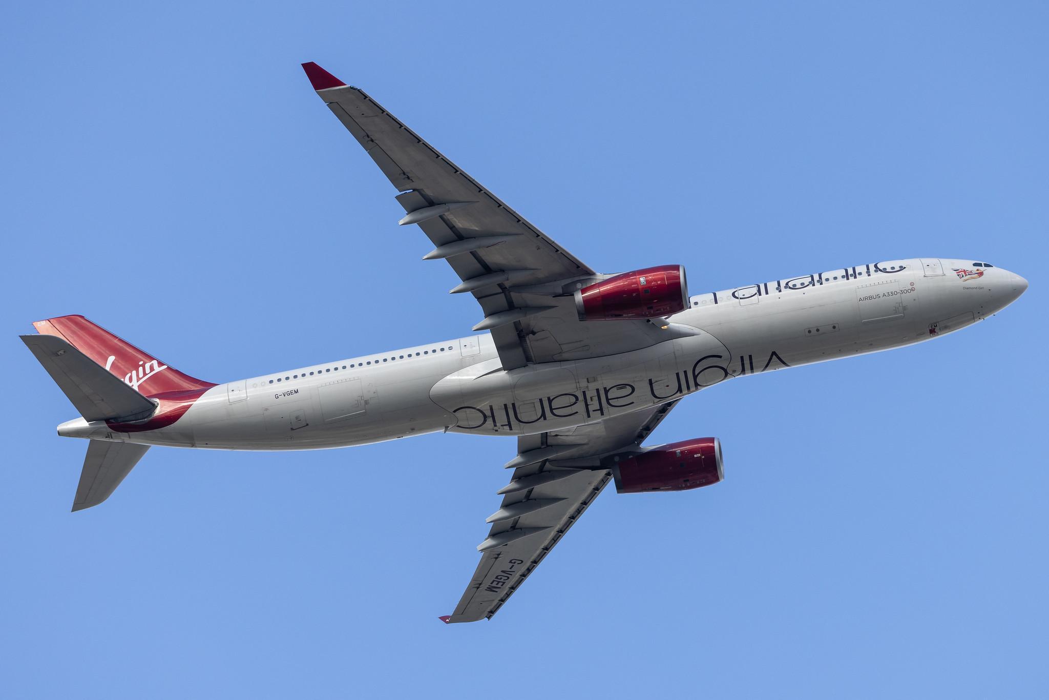 London Heathrow: Virgin Atlantic (VS / VIR) |  Airbus A330-343 A333 | G-VGEM | MSN 1215